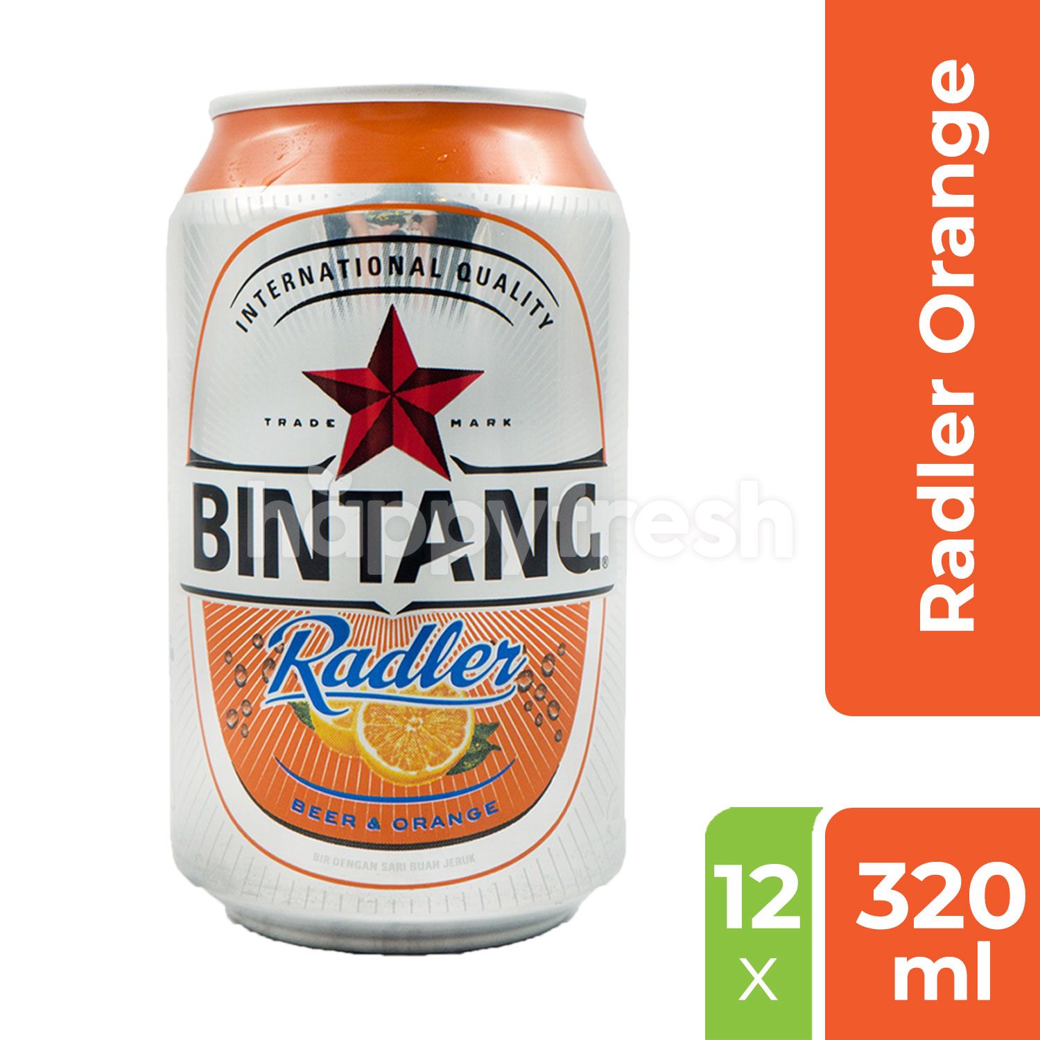 Jual Bintang Radler Orange Canned Beer 12Pack di Super Indo HappyFresh