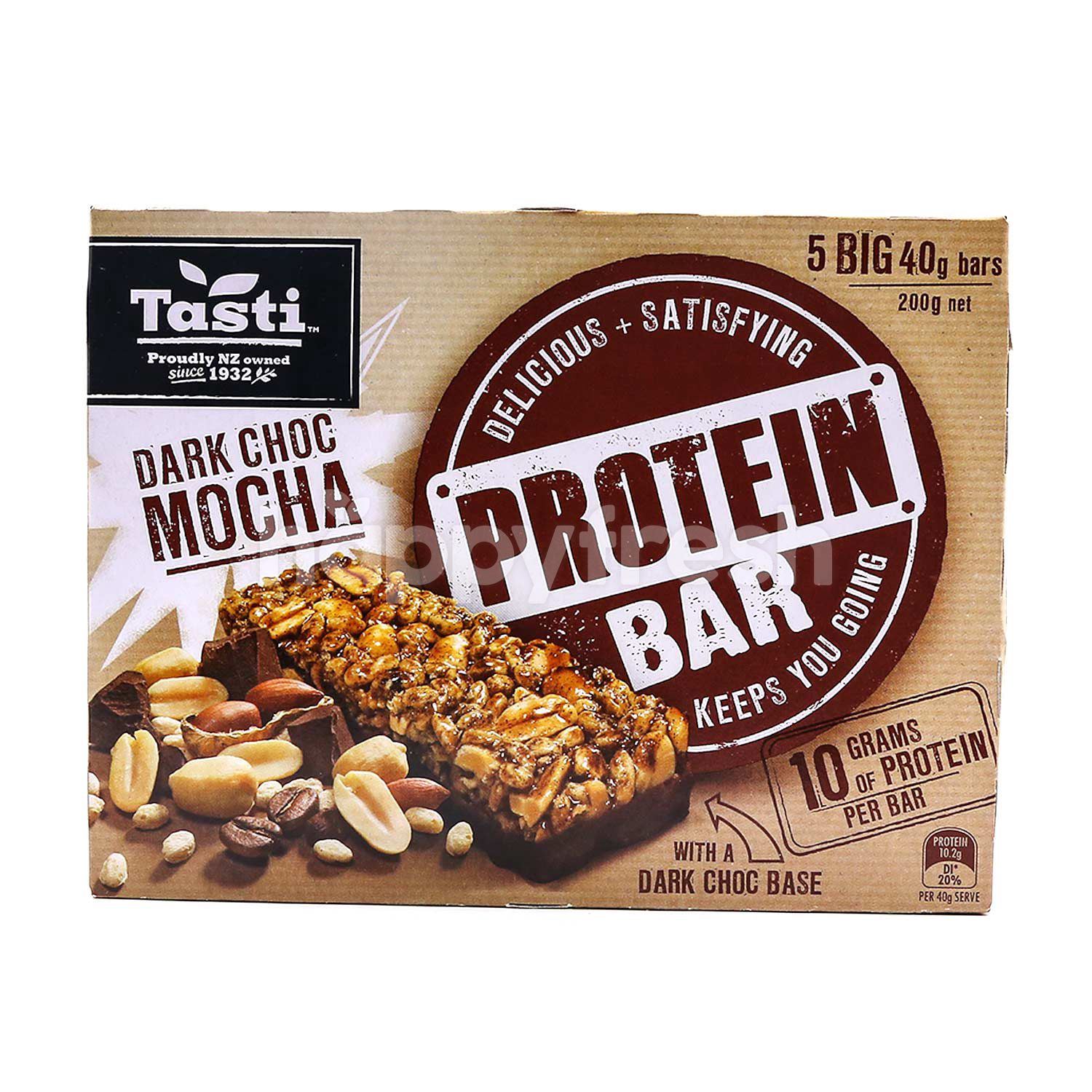 Beli Tasti Dark Chocolate Mocha Protein Bar (5 Big Packs) dari Isetan
