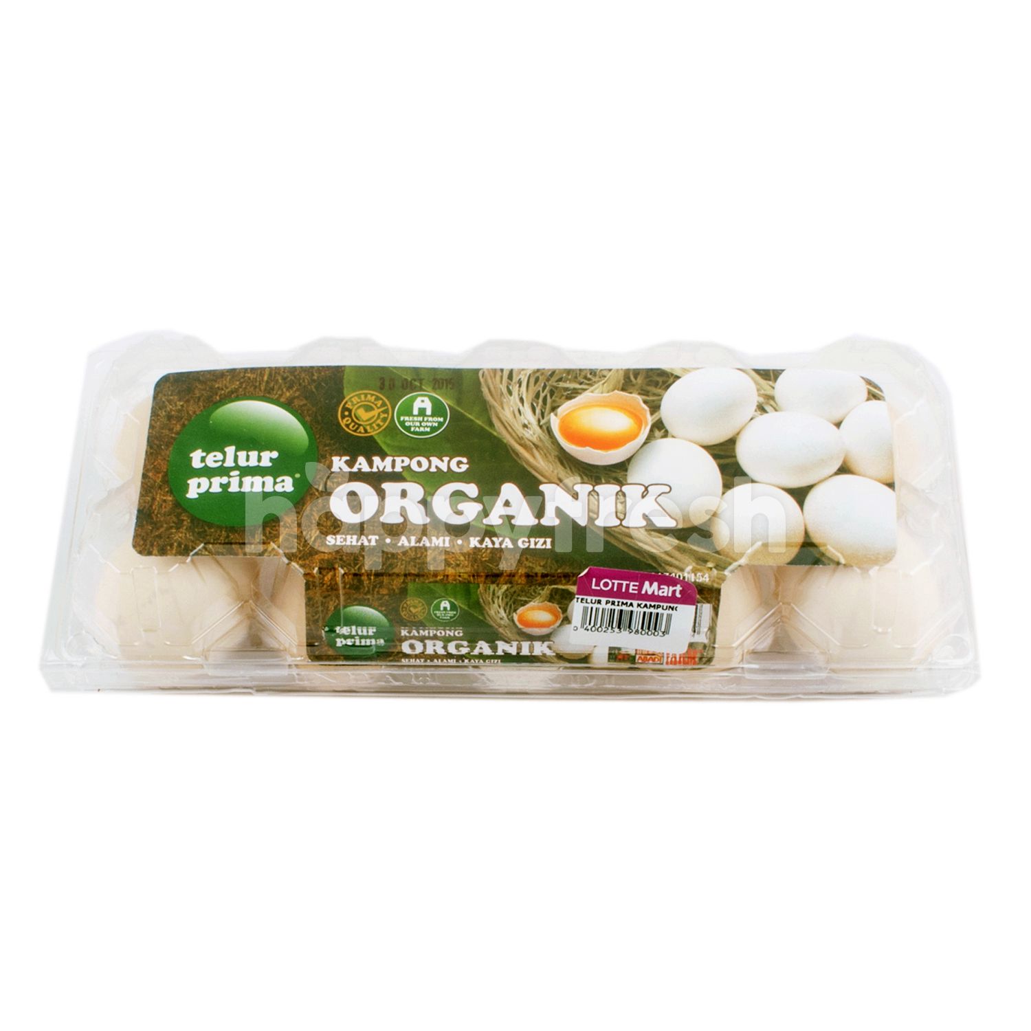Jual Telur Prima Organic Kampong Chicken Egg di Lotte Mart - HappyFresh