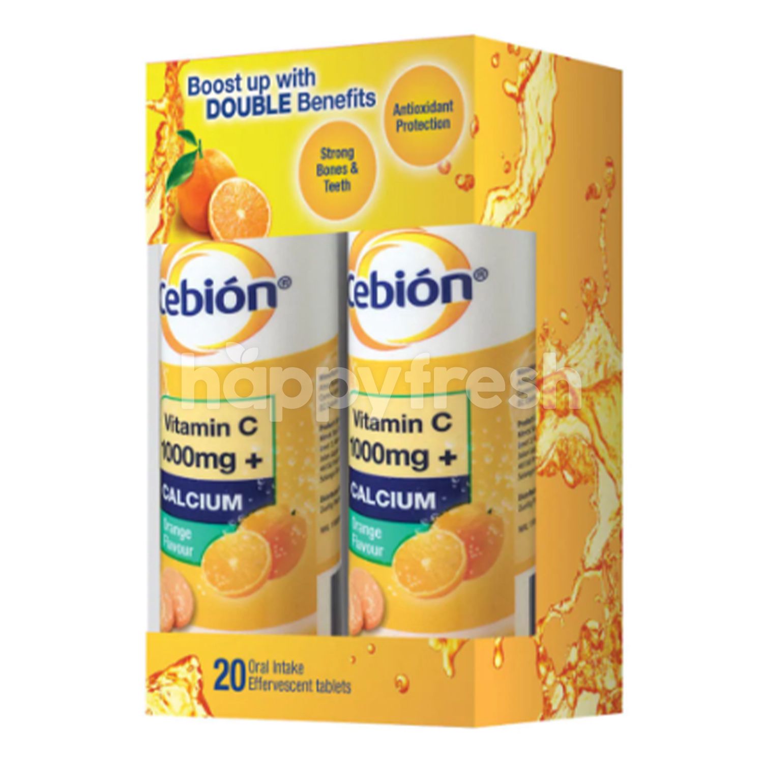 Buy Cebion Effervescent Vitamin C 1000mg Calcium 2 X 10 S At Watsons Happyfresh