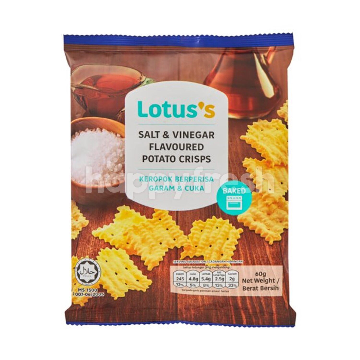 Beli Lotus's Baked Potato Crisps Salt & Vinegar Flavour dari Lotus's