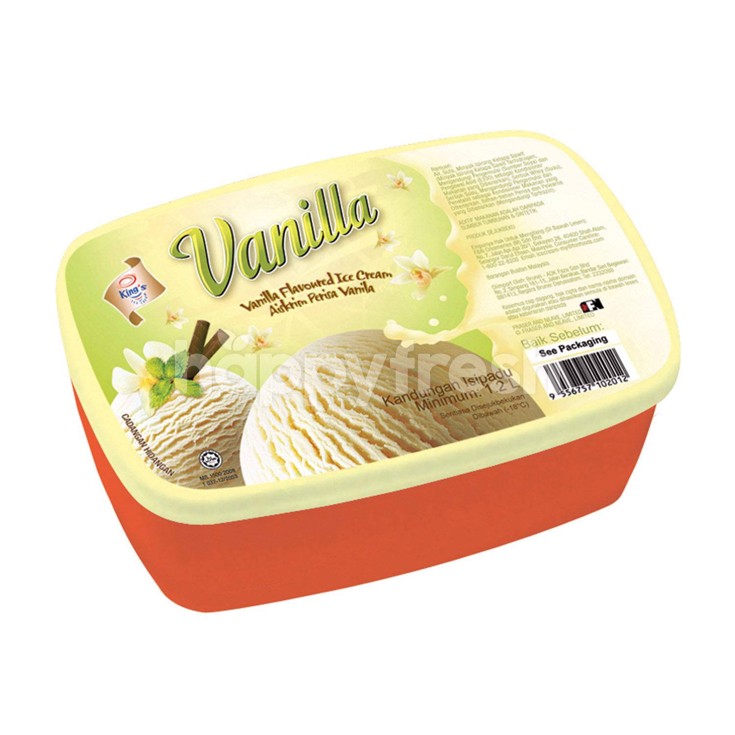 Beli King's Ice Cream Vanilla dari Fresh St Grocer HappyFresh
