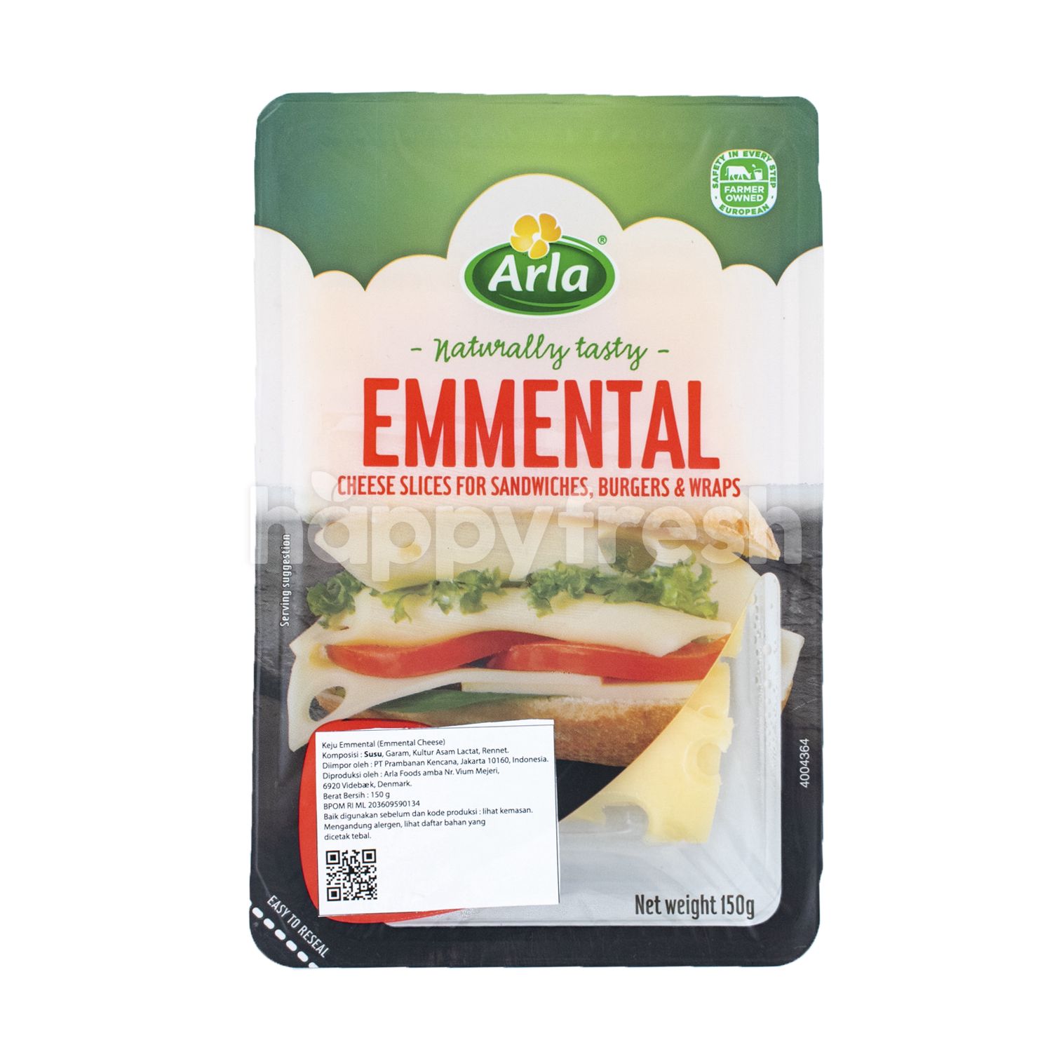 Jual Arla Emmental Cheese Slices di Farmers Market HappyFresh