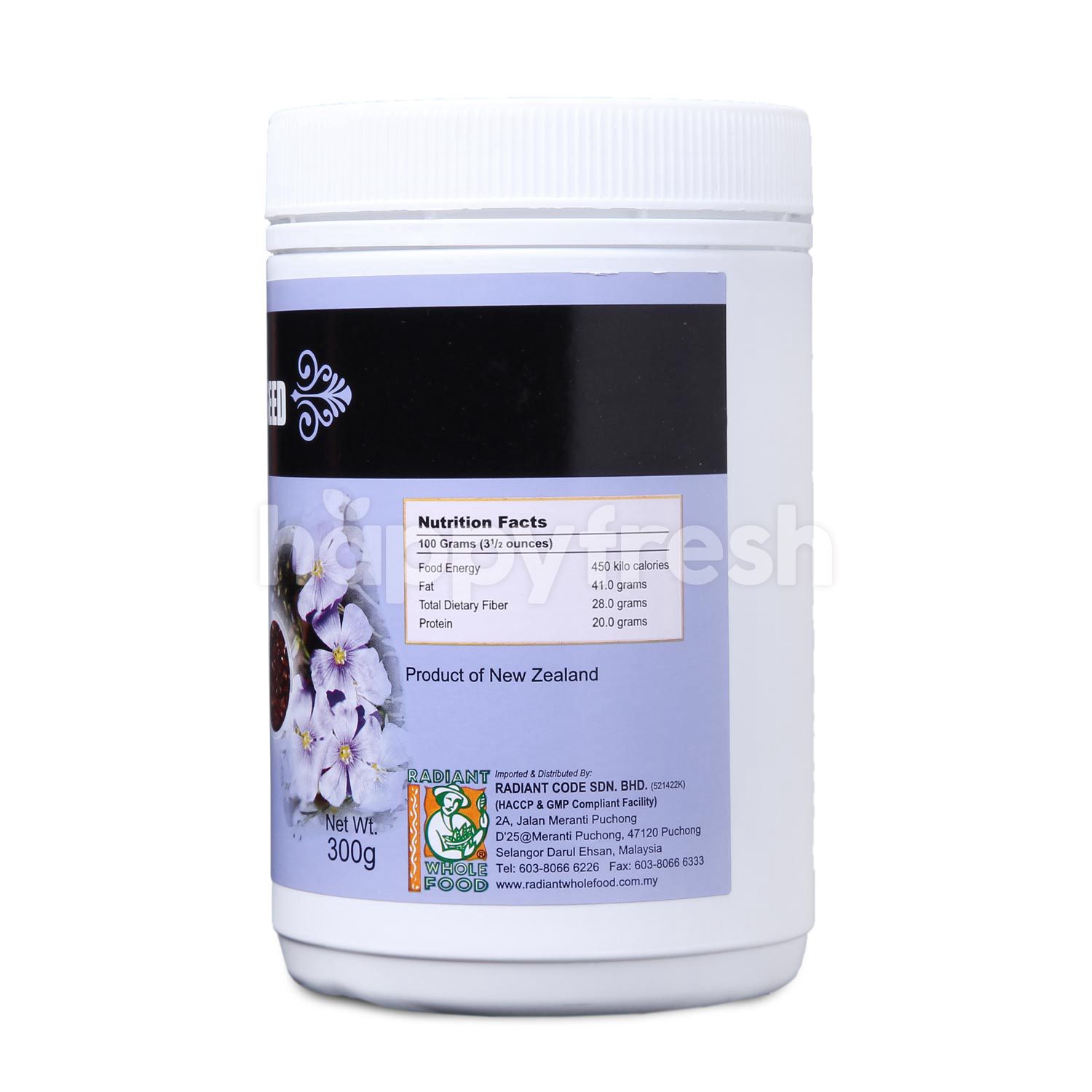 Radiant Whole Food Radiant Organic Flaxseed