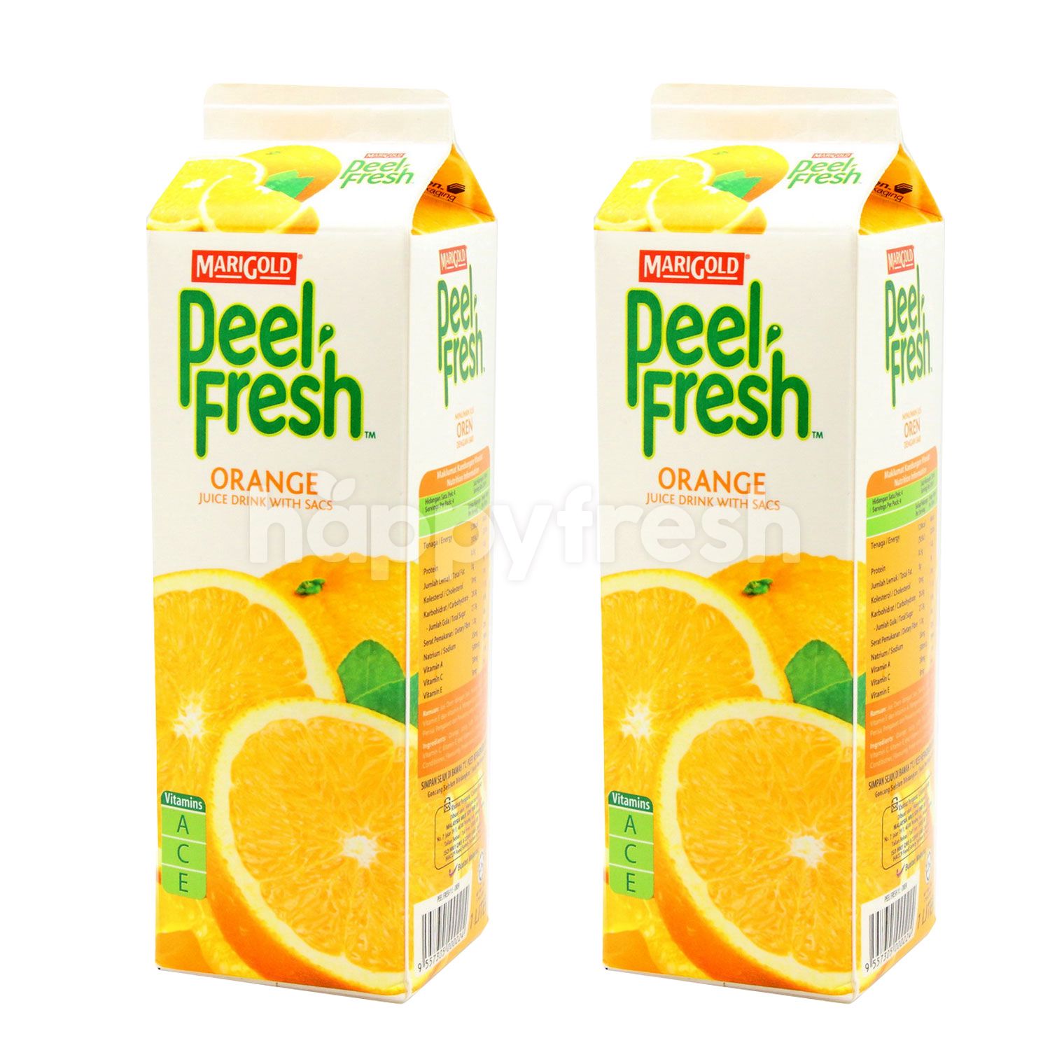Beli MARIGOLD PEEL FRESH Orange Juice Drink With Sacs Twinpack dari