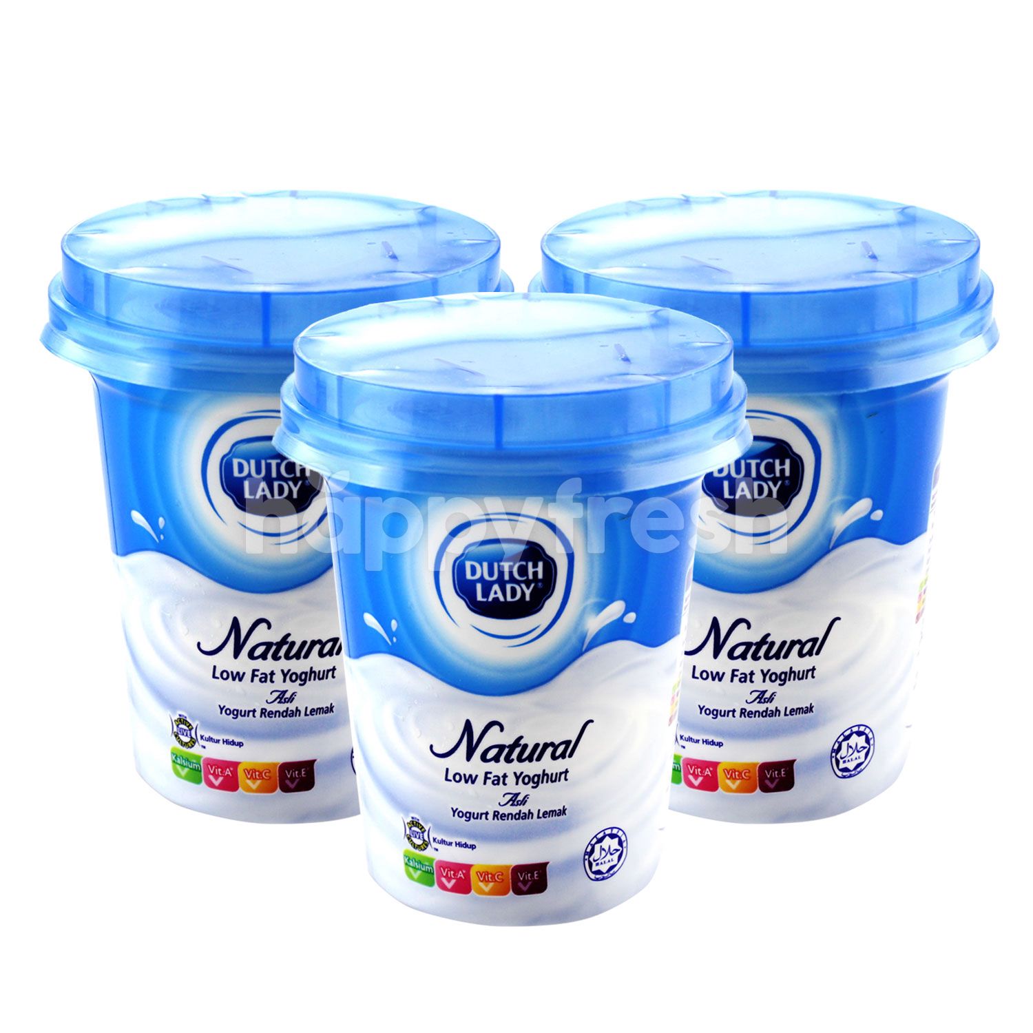 Beli Dutch Lady Yoghurt Low Fat Natural Cup Triplepack Dari De Market Happyfresh Klang Valley