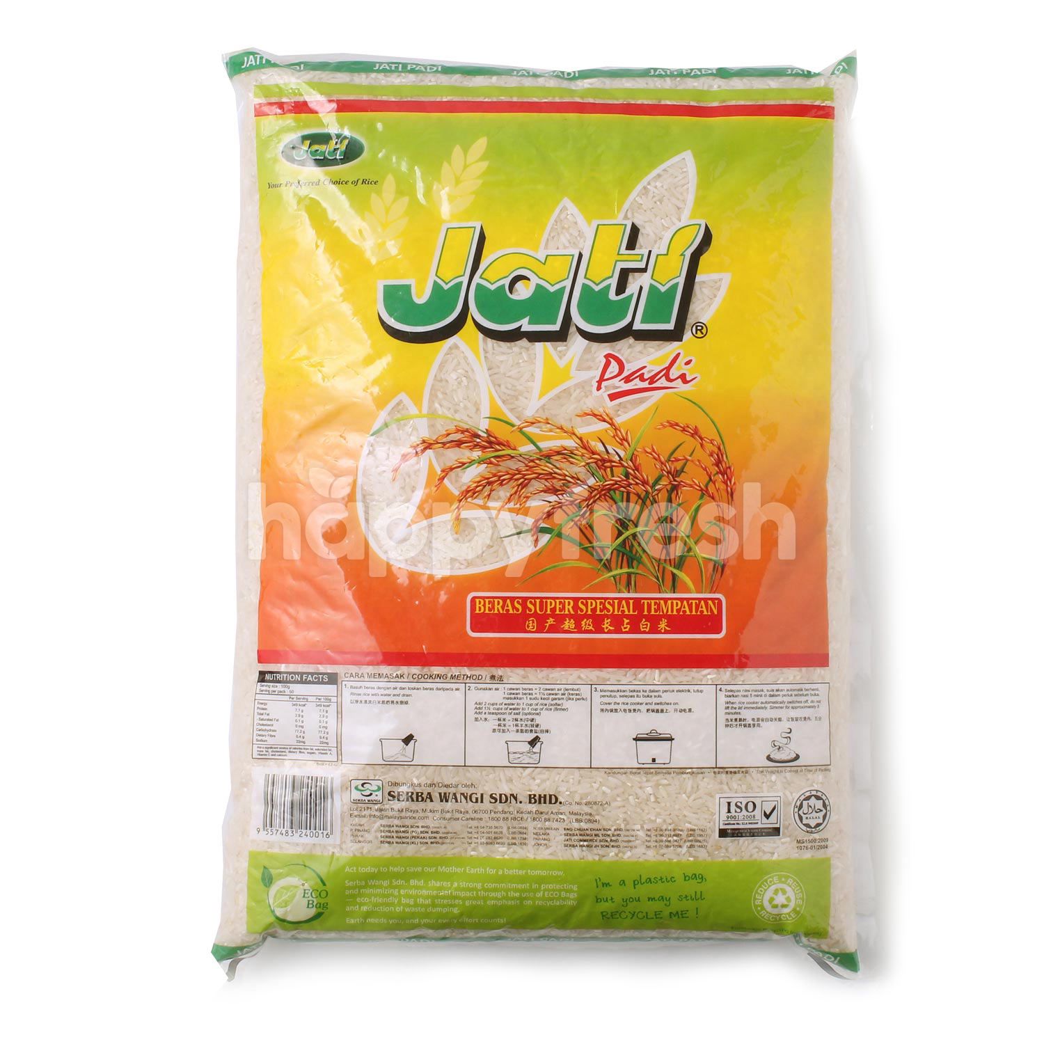 Buy Jati Padi Beras Super Spesial Tempatan Rice At Tesco Happyfresh Petaling Jaya