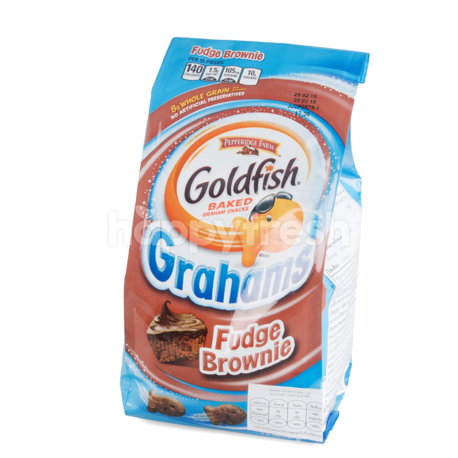 Jual Pepperidge Farm Goldfish Baked Graham Snacks Fudge Brownie Di ...