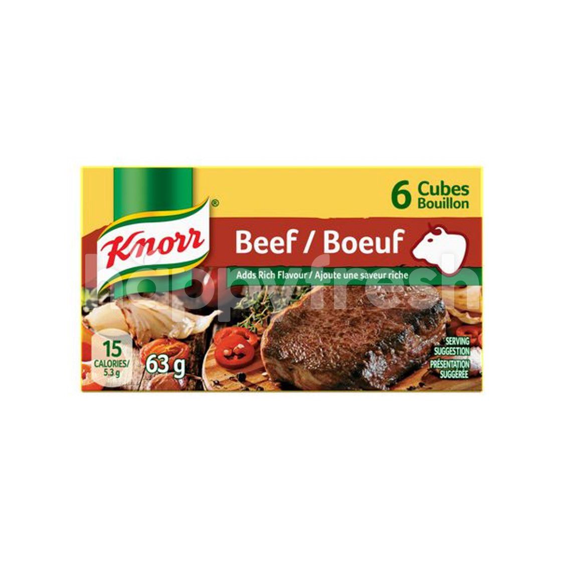 Buy Knorr Beef Cubes Seasoning (6 Cubes) at Tesco HappyFresh