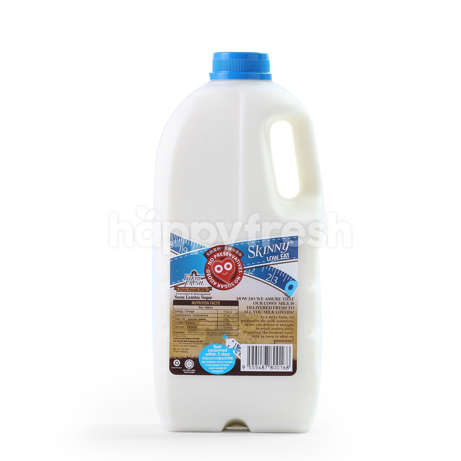 Beli Farm Fresh Skinny Low Fat Pure Fresh Milk Dari Aeon Happyfresh Happyfresh