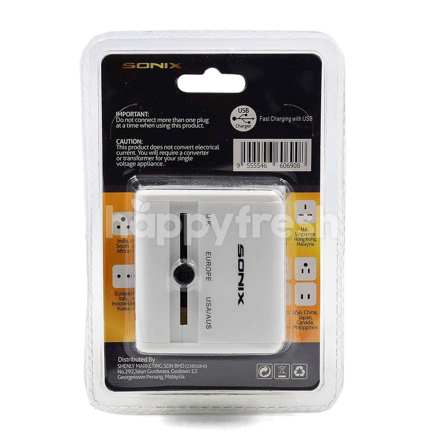 Beli Sonix Universal Travel Adaptor Dari Cold Storage Happyfresh Klang Valley