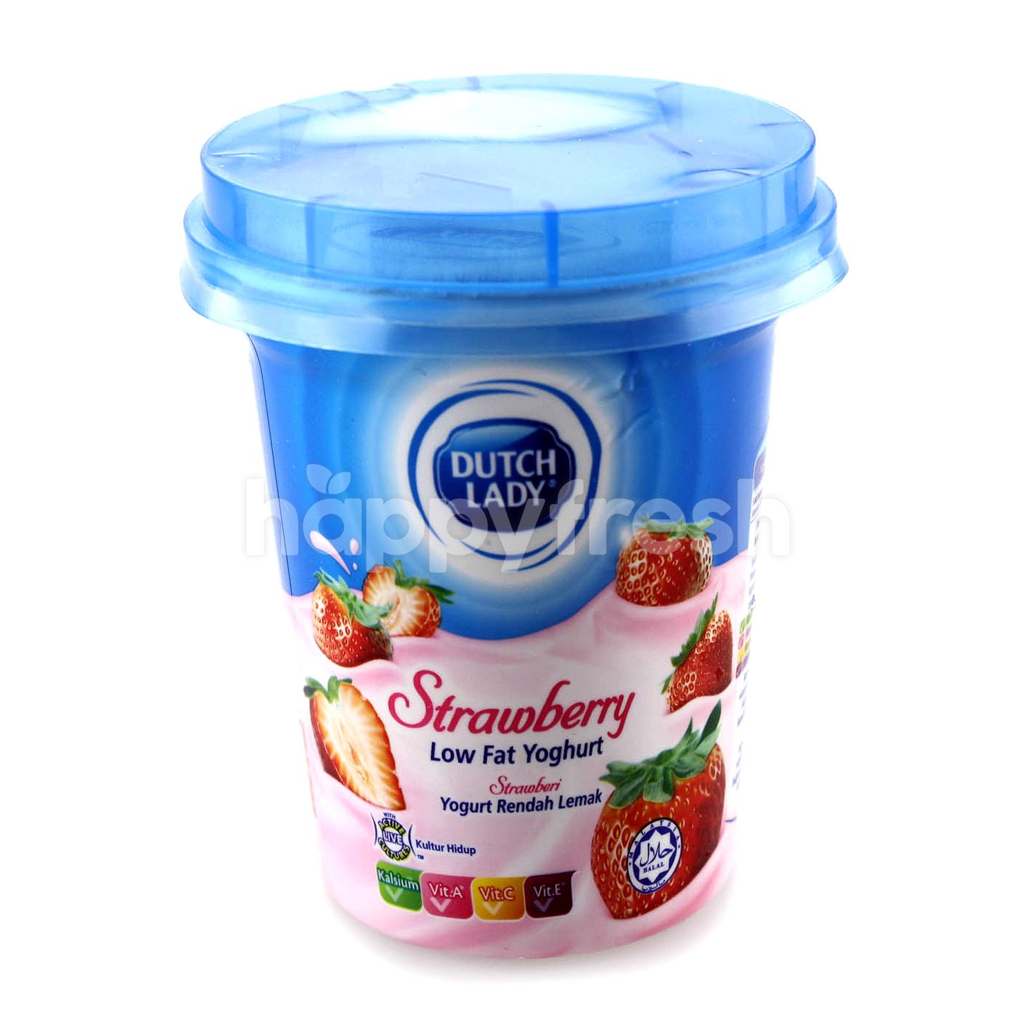 Beli Dutch Lady Yoghurt Low Fat Strawberry Cup dari Village Grocer