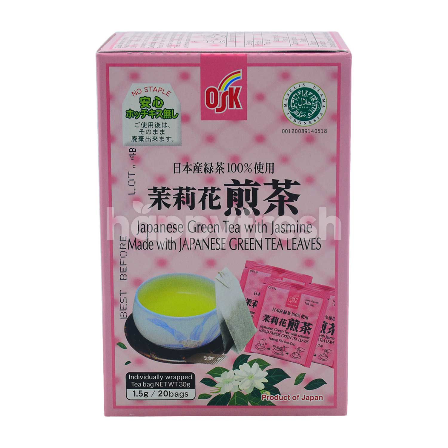 Beli OSK Japanese Green Tea With Jasmine (20 bags X 1.5g) dari Giant