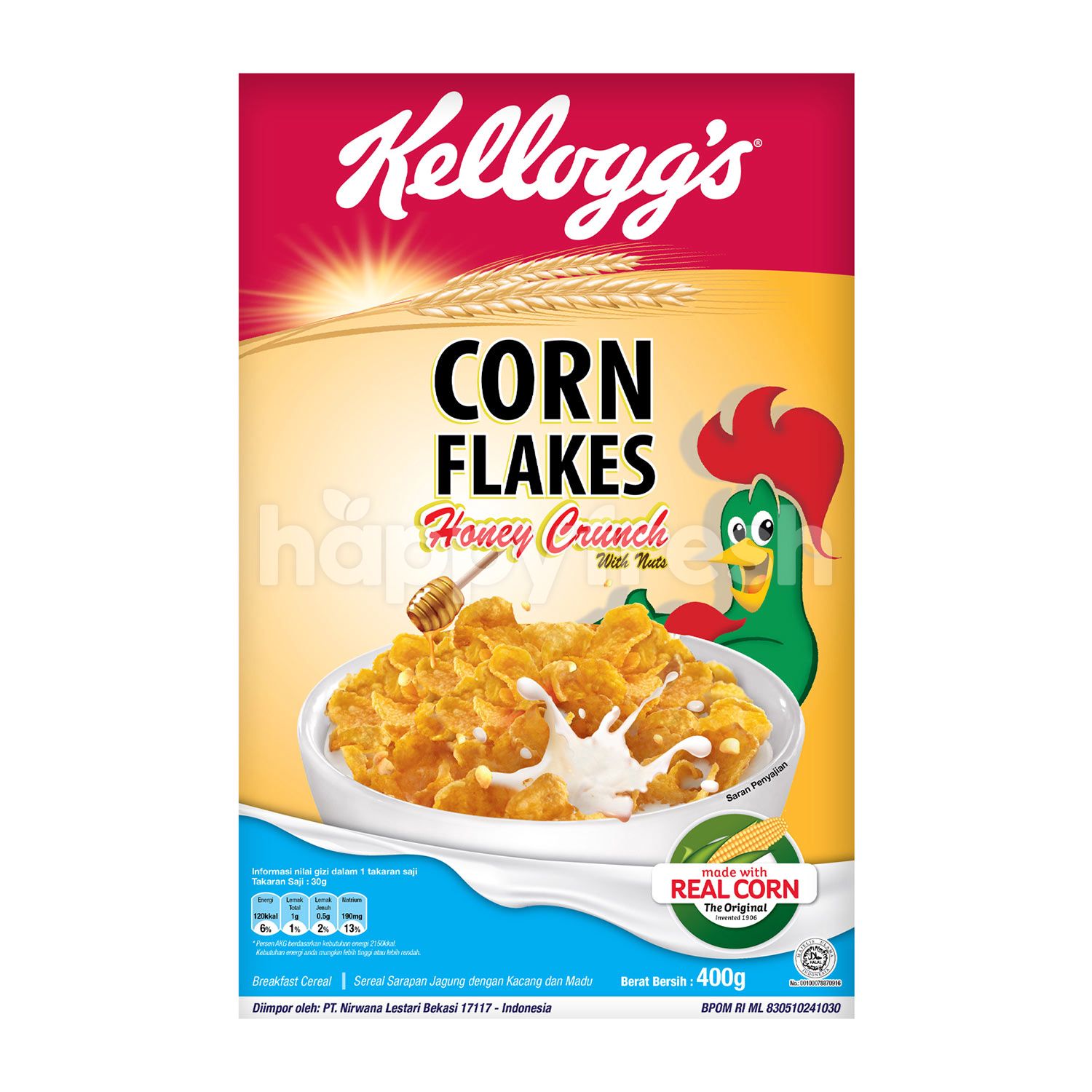 Jual Kellogg S Corn Flakes Honey Crunch With Nuts Di Super Indo Happyfresh
