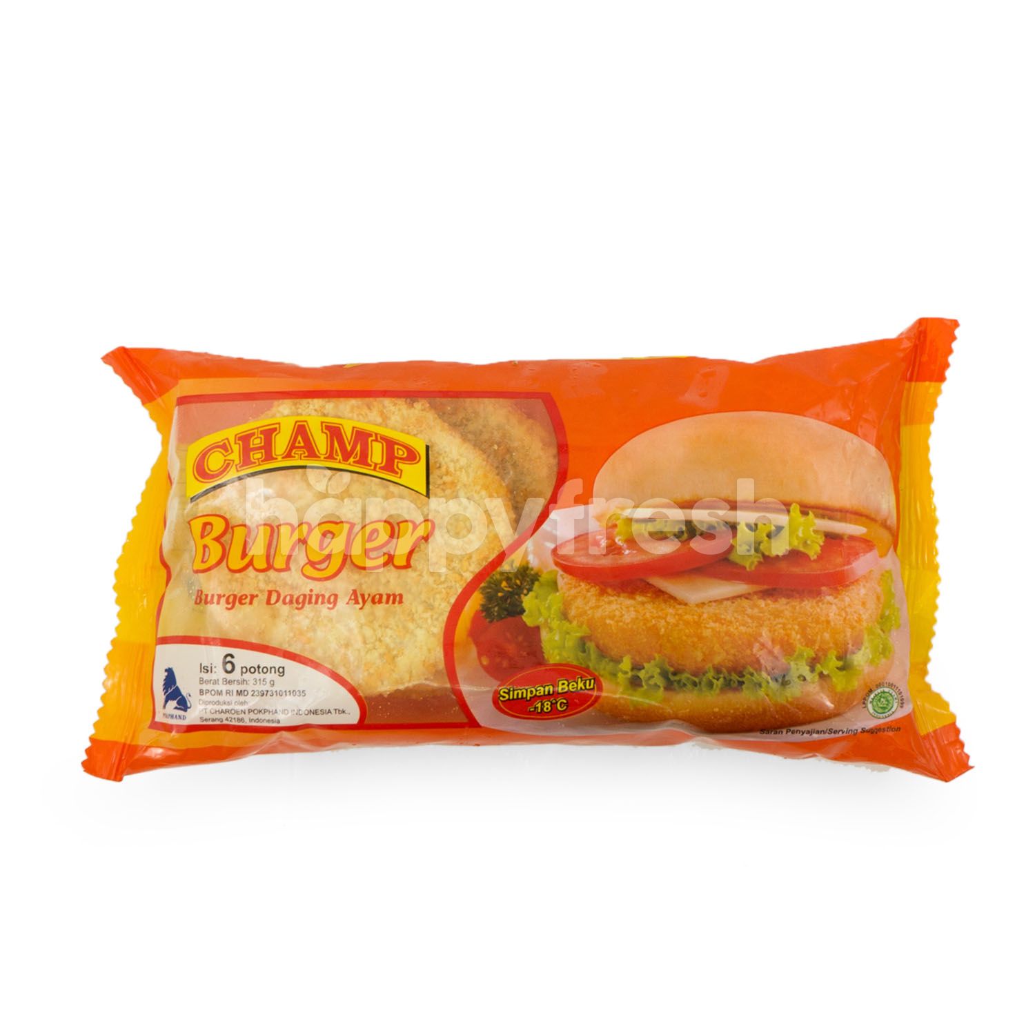 Jual Champ Chicken Burger Di Lotte Mart Happyfresh Jakarta