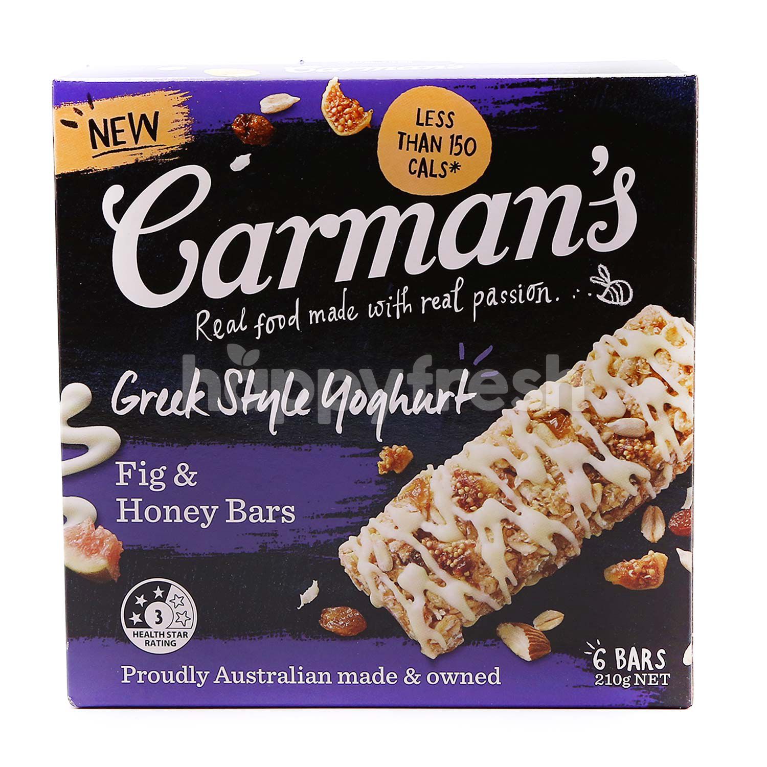 Beli Carman's Fig & Honey Bars Greek Style Yoghurt Bars dari Isetan ...