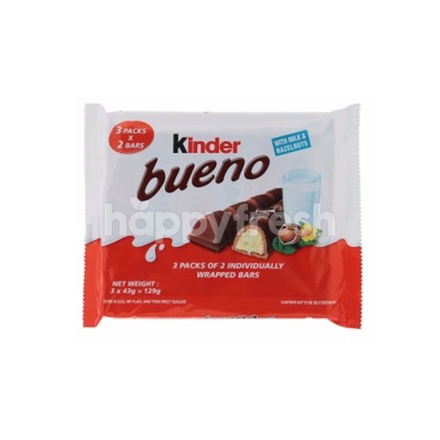 Beli Kinder Bueno White Fun Pack (3x43g) Dari AEON - HappyFresh