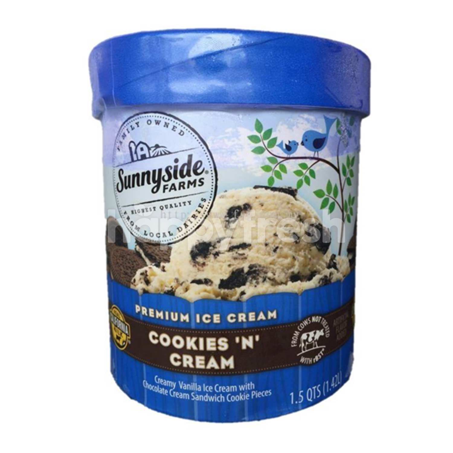 Beli Sunnyside Farms Cookies N Cream Premium Ice Cream dari Village Grocer HappyFresh