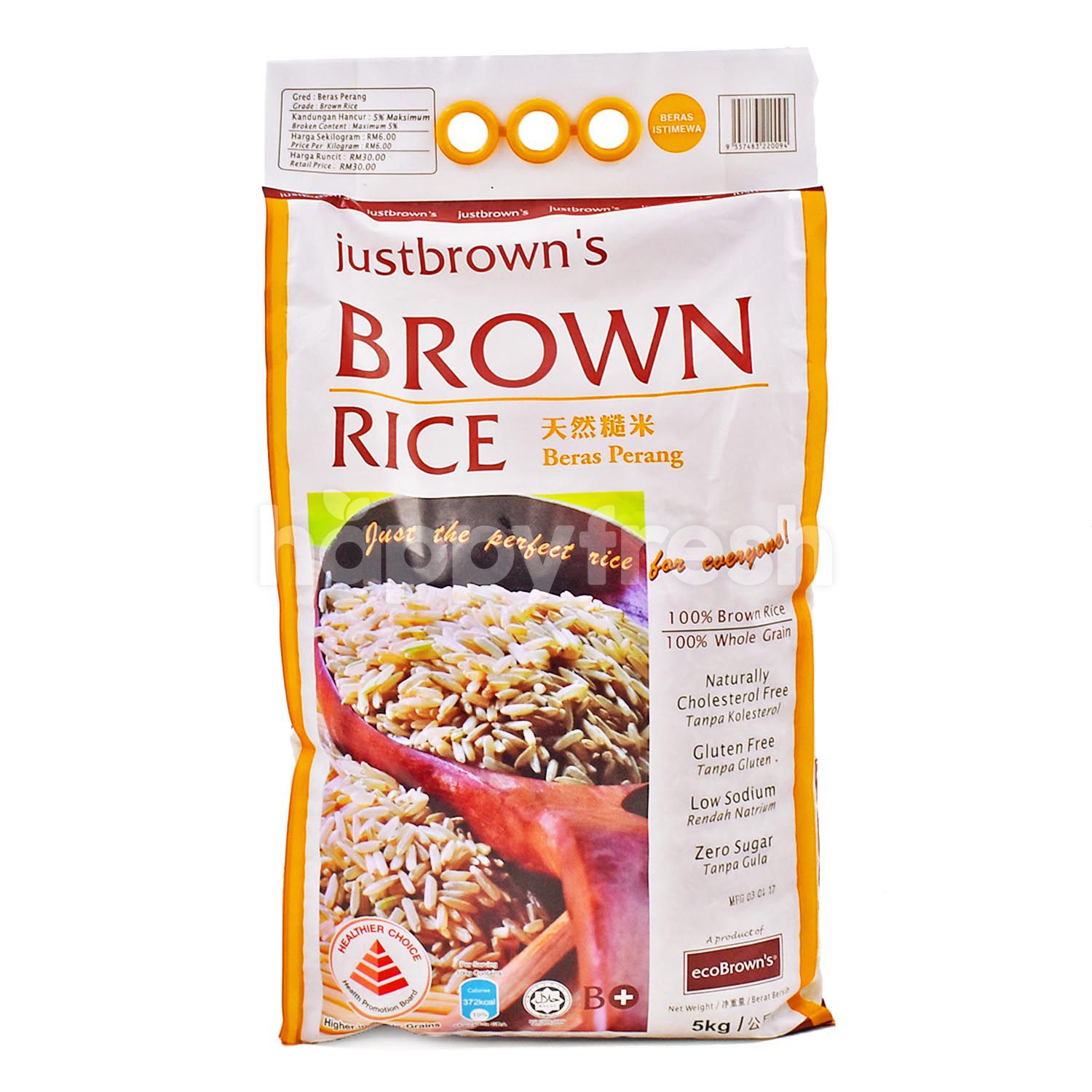 Buy Ecobrown S Justbrown S Brown Rice At Tesco Happyfresh Petaling Jaya