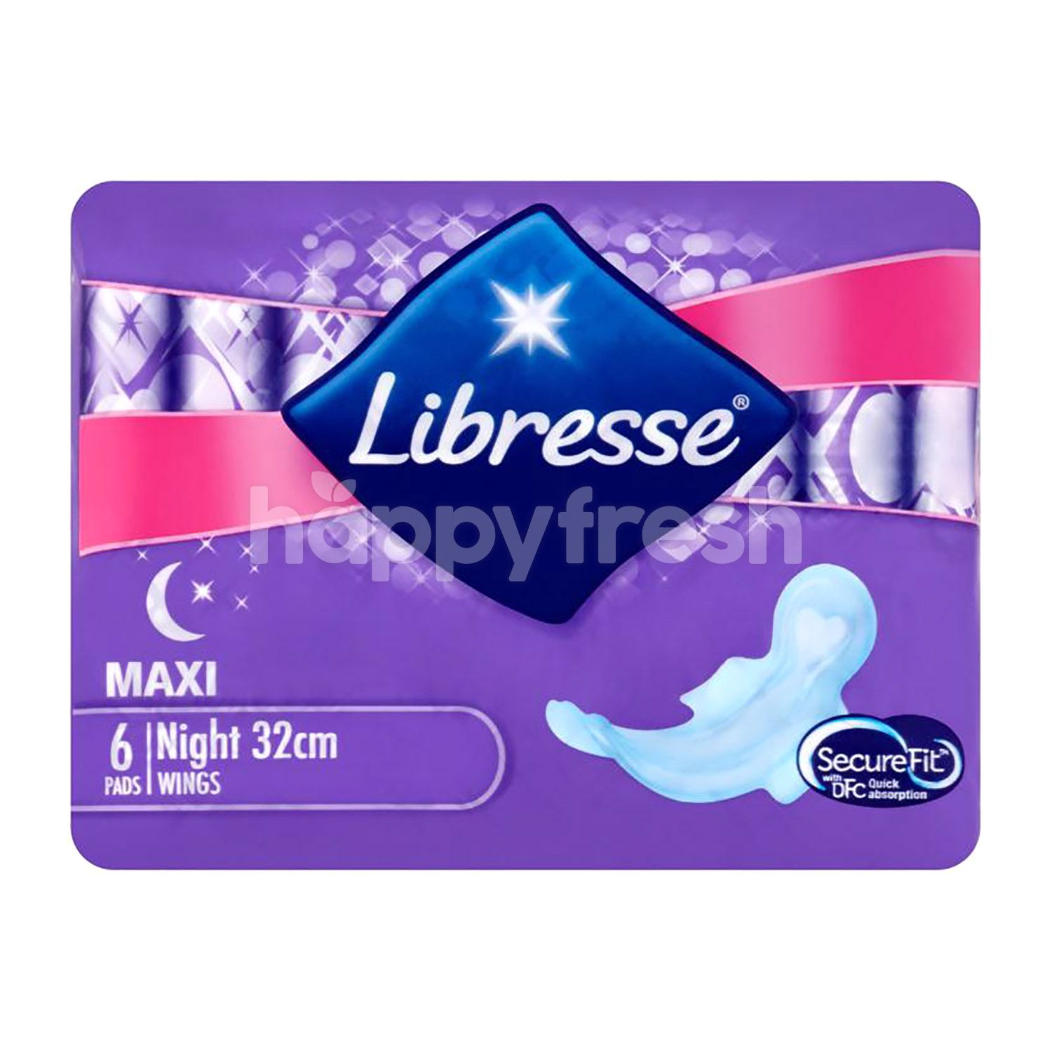 Libresse Maxi Night 32cm Wings Pads 