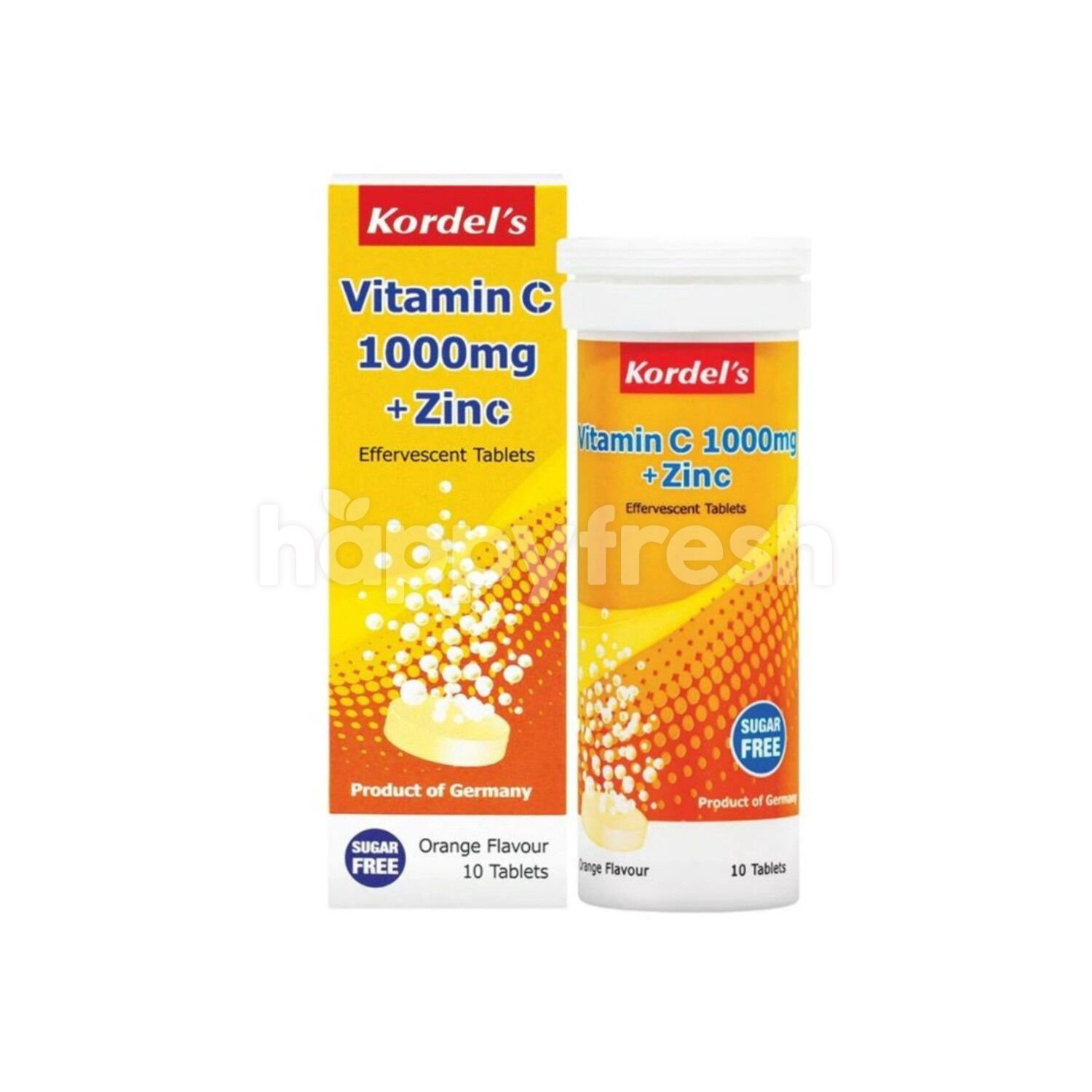Beli Kordel's Vitamin C 1000mg + Zinc Effervescent Tablets 10's dari