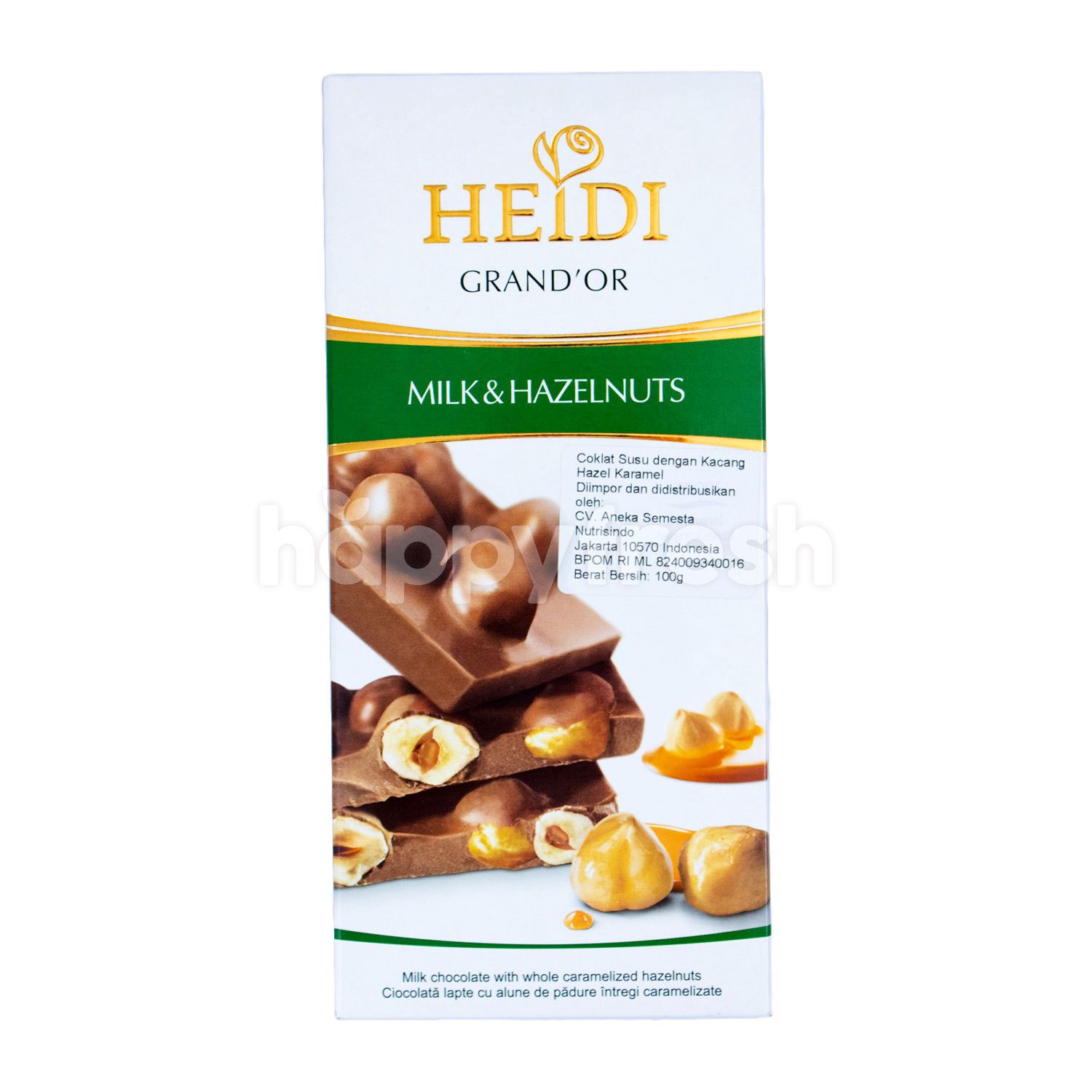 Jual Heidi Grand'or Milk & Hazelnuts Chocolate di Grand Lucky HappyFresh