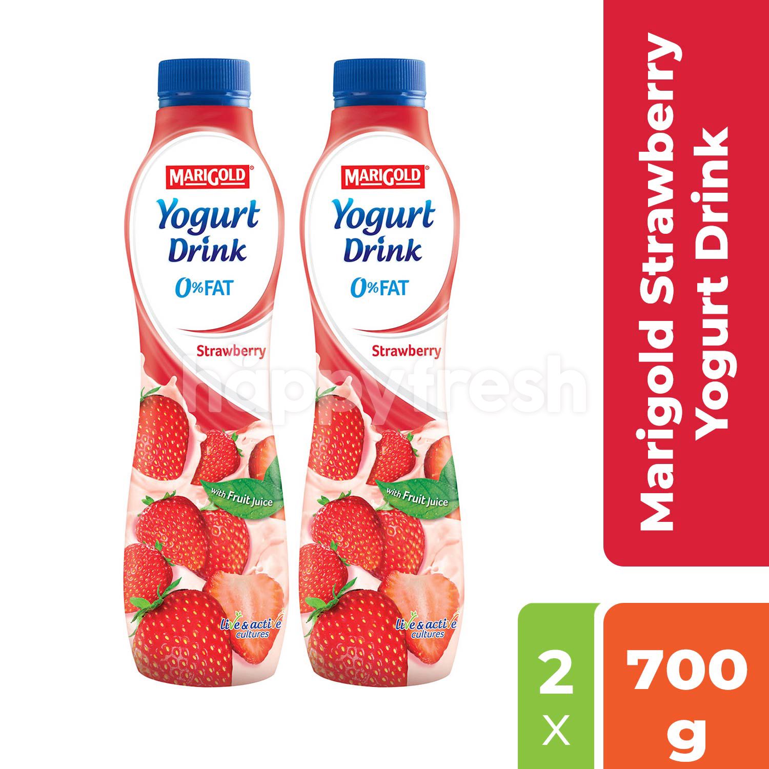 Beli Marigold Strawberry Yogurt Drink Twinpack dari Isetan HappyFresh