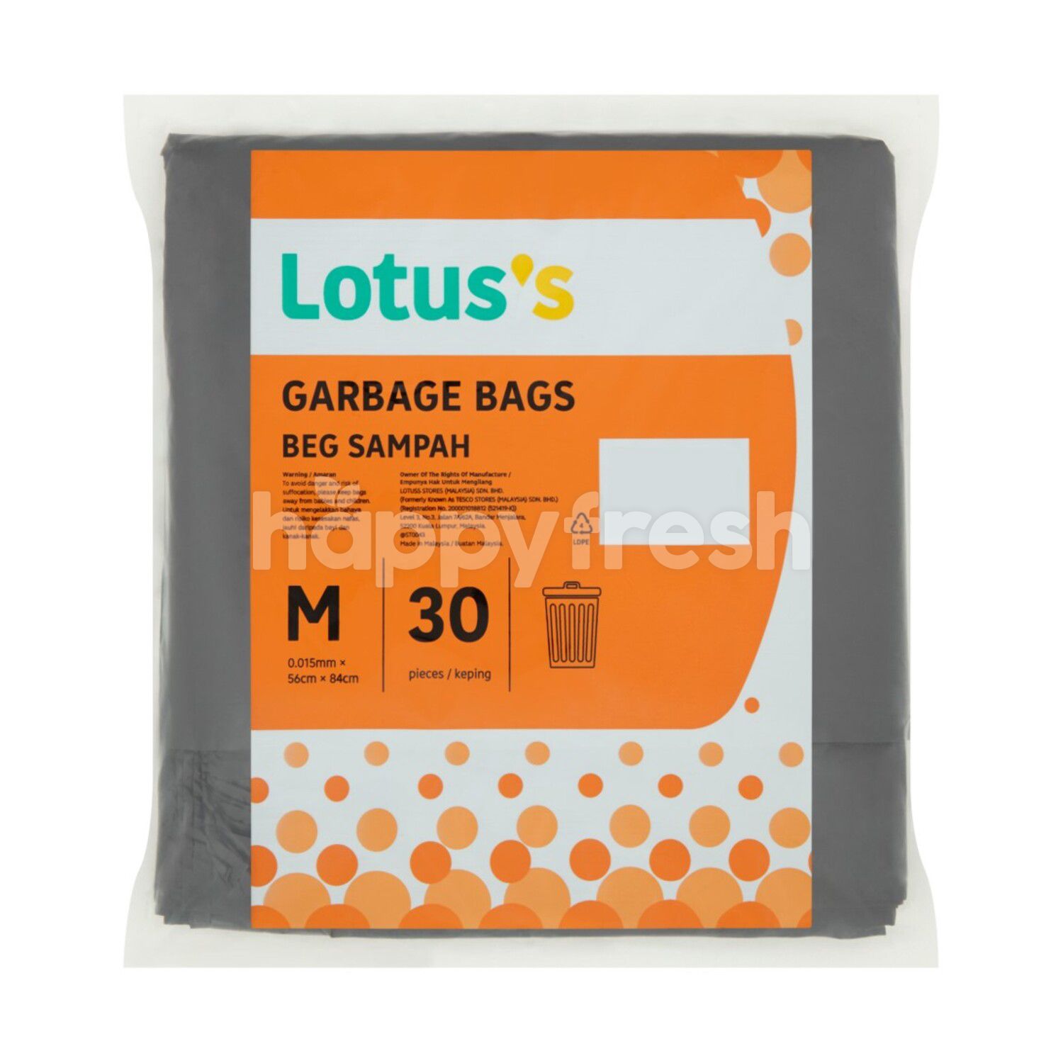 Beli Lotus's Garbage Bags M Size (30 Pieces) dari Lotus's HappyFresh