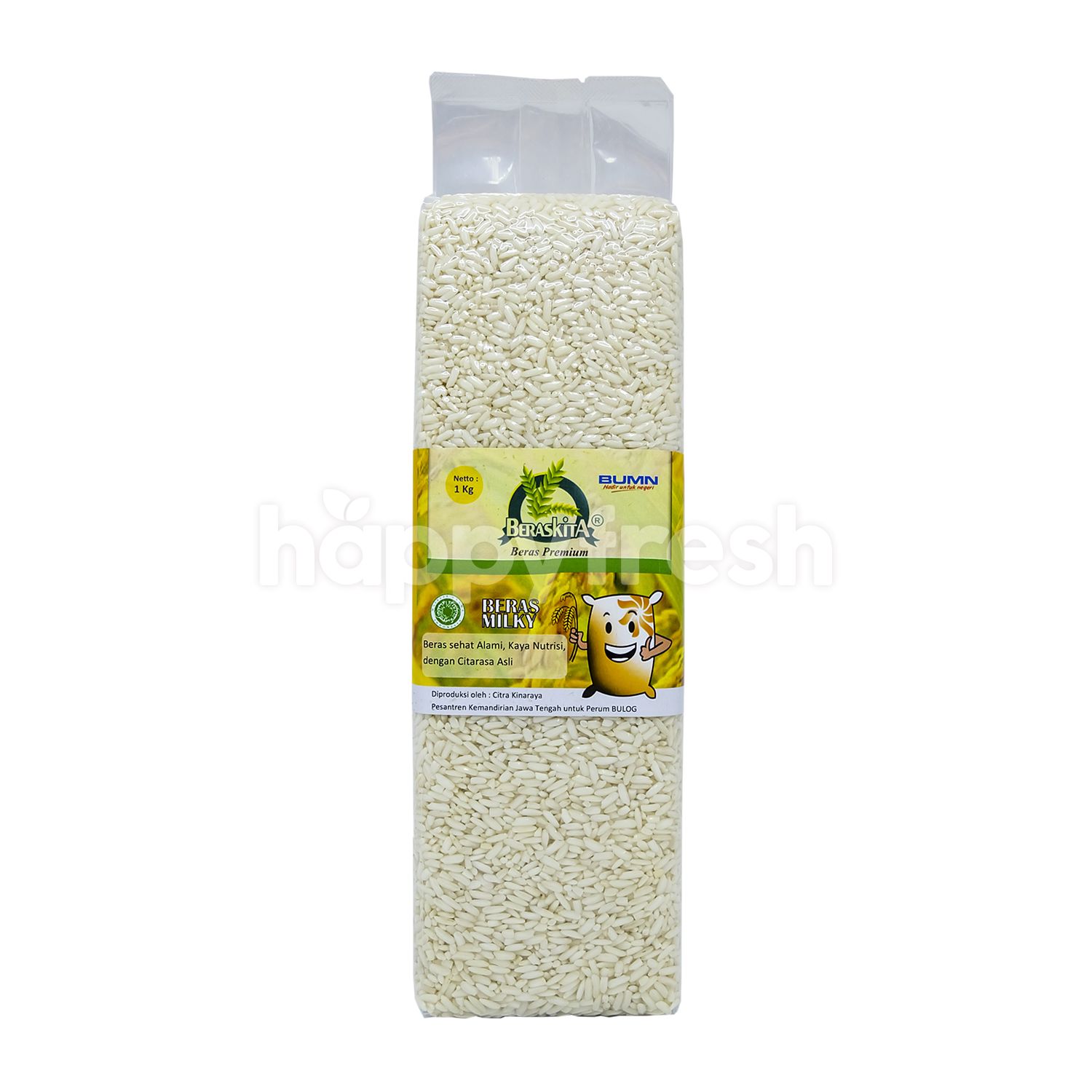 Jual Beras Kita Milky White Rice Di Bulog Happyfresh Jakarta