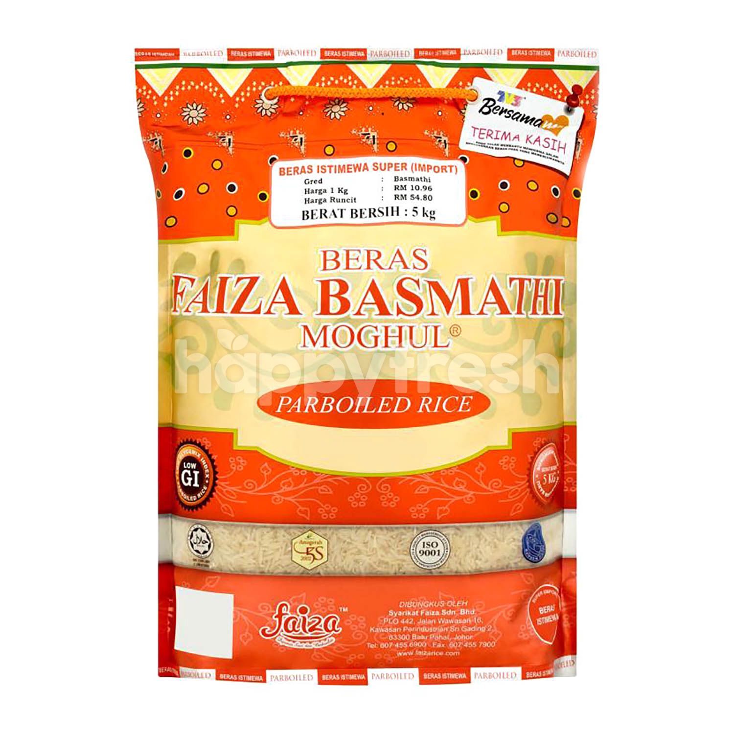 Buy Faiza Basmathi Moghul Parboiled Rice At Aeon Happyfresh