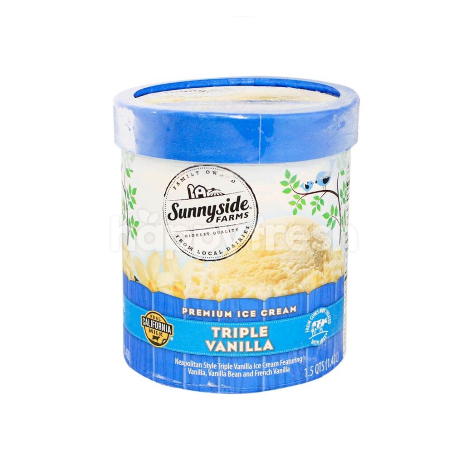 Beli Sunnyside Farms Premium Ice Cream Triple Vanilla dari AEON MaxValu Prime HappyFresh