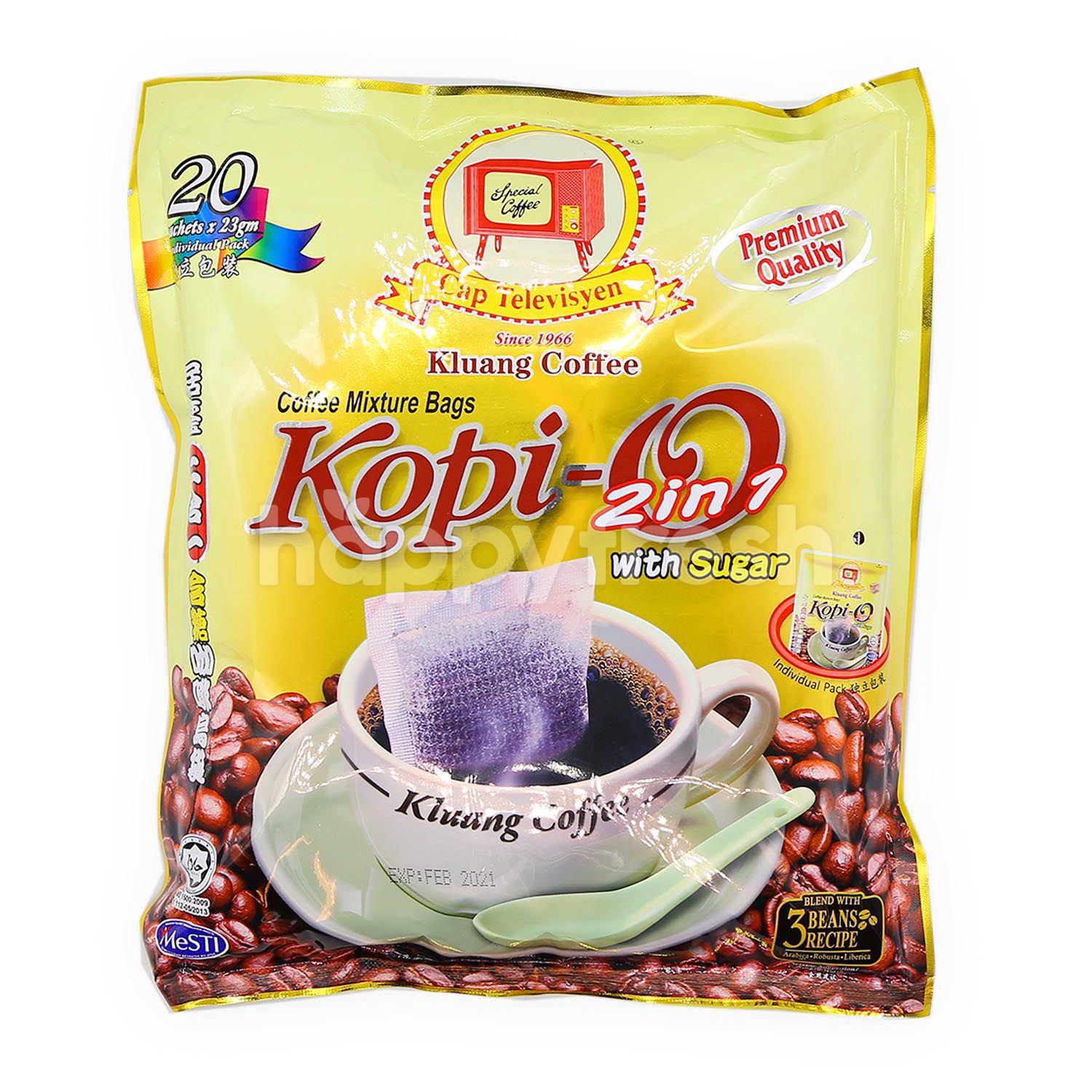 Beli Cap Televisyen 2 In 1 Kopi O Coffee Mixture Bags With Sugar Dari Aeon Happyfresh Klang Valley