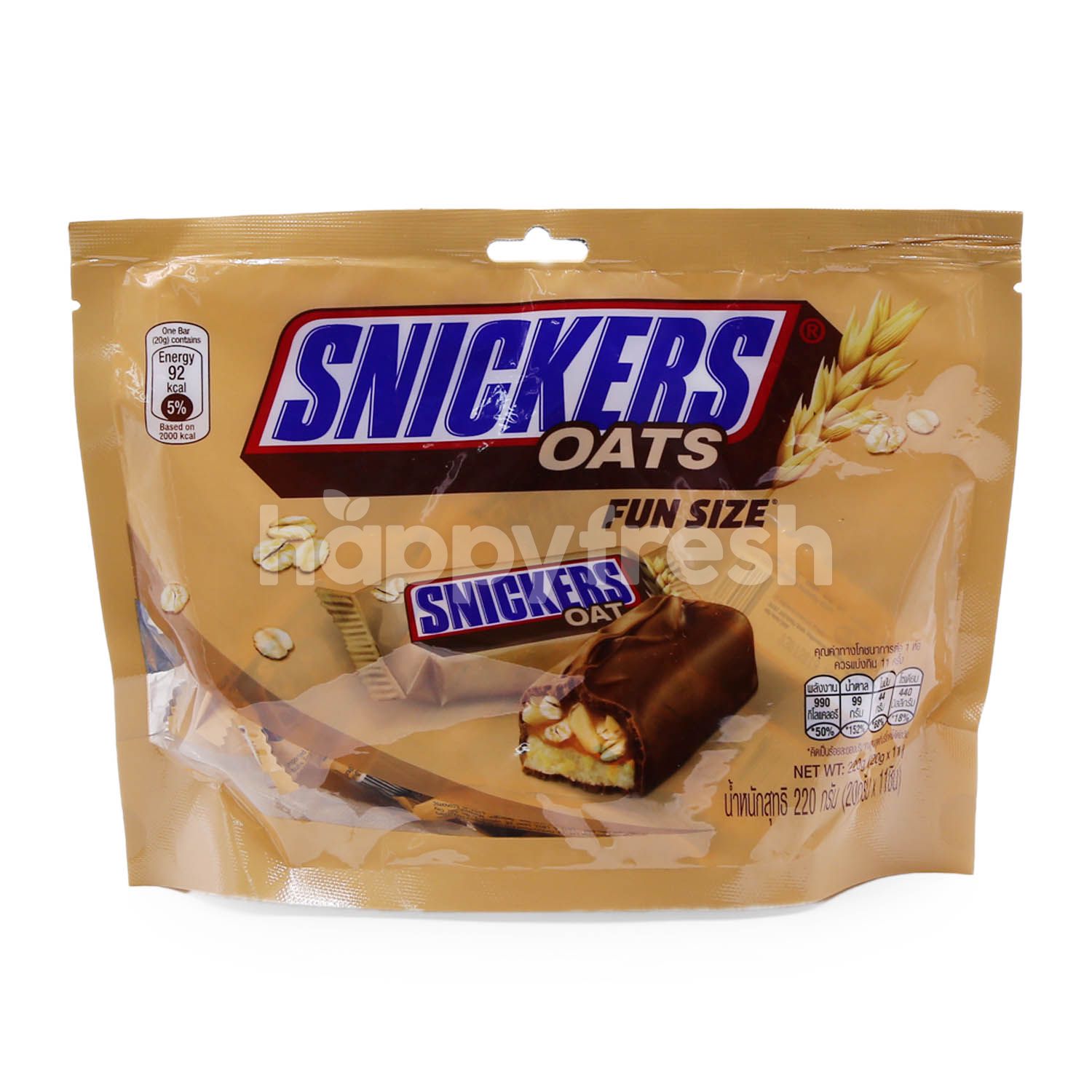 Beli Snickers Fun Size Oat Chocolate Bars (11 Pieces) Dari Isetan ...