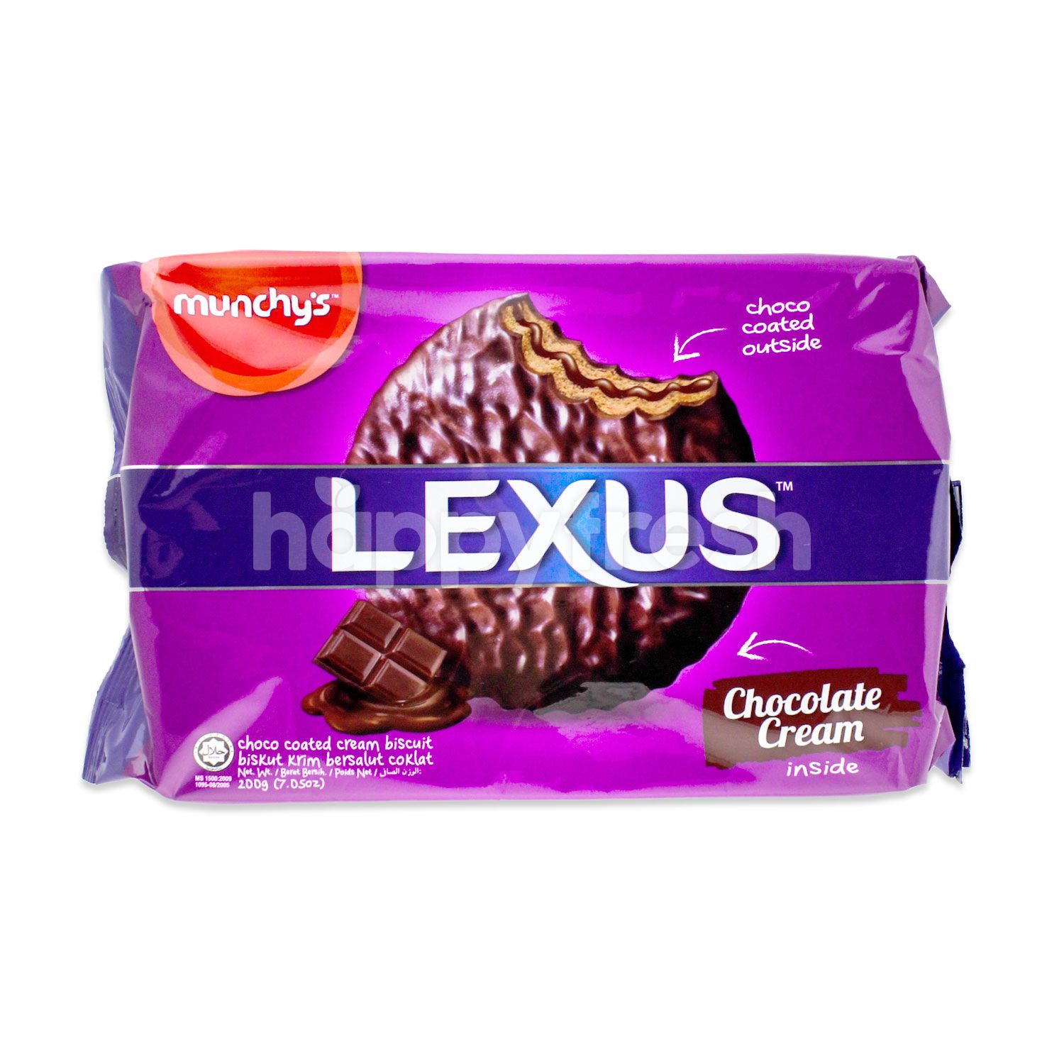 Beli Munchy s Lexus Choco Coated Cream Biscuits Dari Lotus s HappyFresh