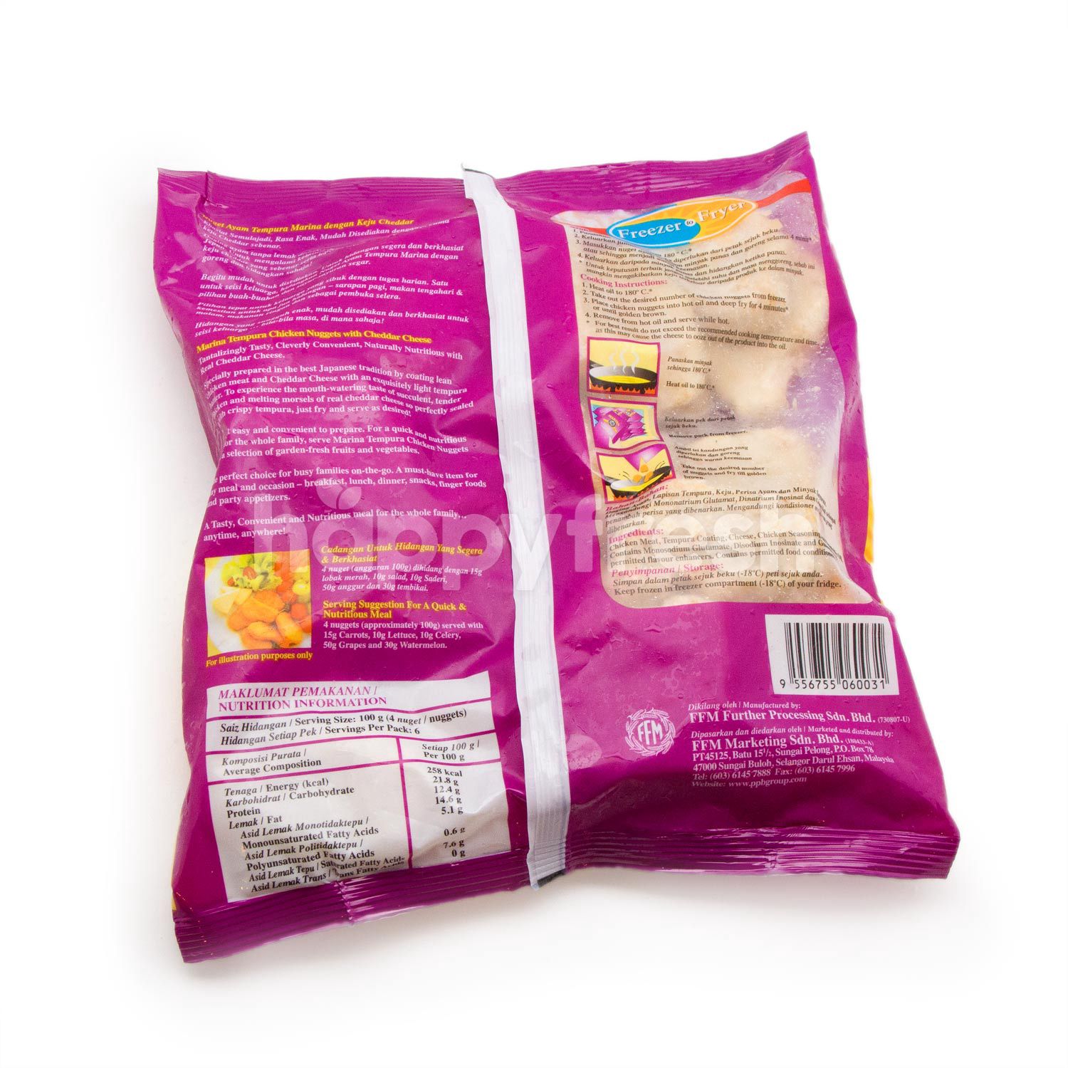 Beli Marina Cheddar Cheese Chicken Nuggets Dari Isetan Happyfresh Klang Valley