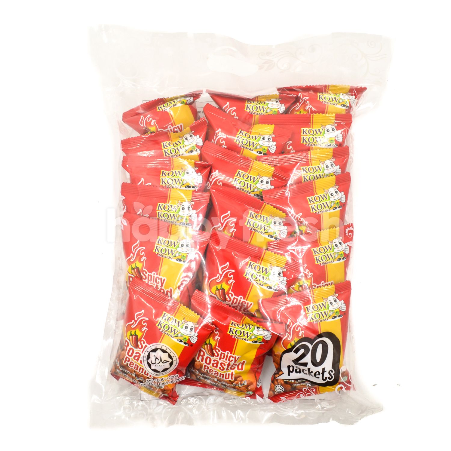 Beli KOW KOW SNACKS Spicy Roasted Peanut (20x15g) dari Lotus's - HappyFresh