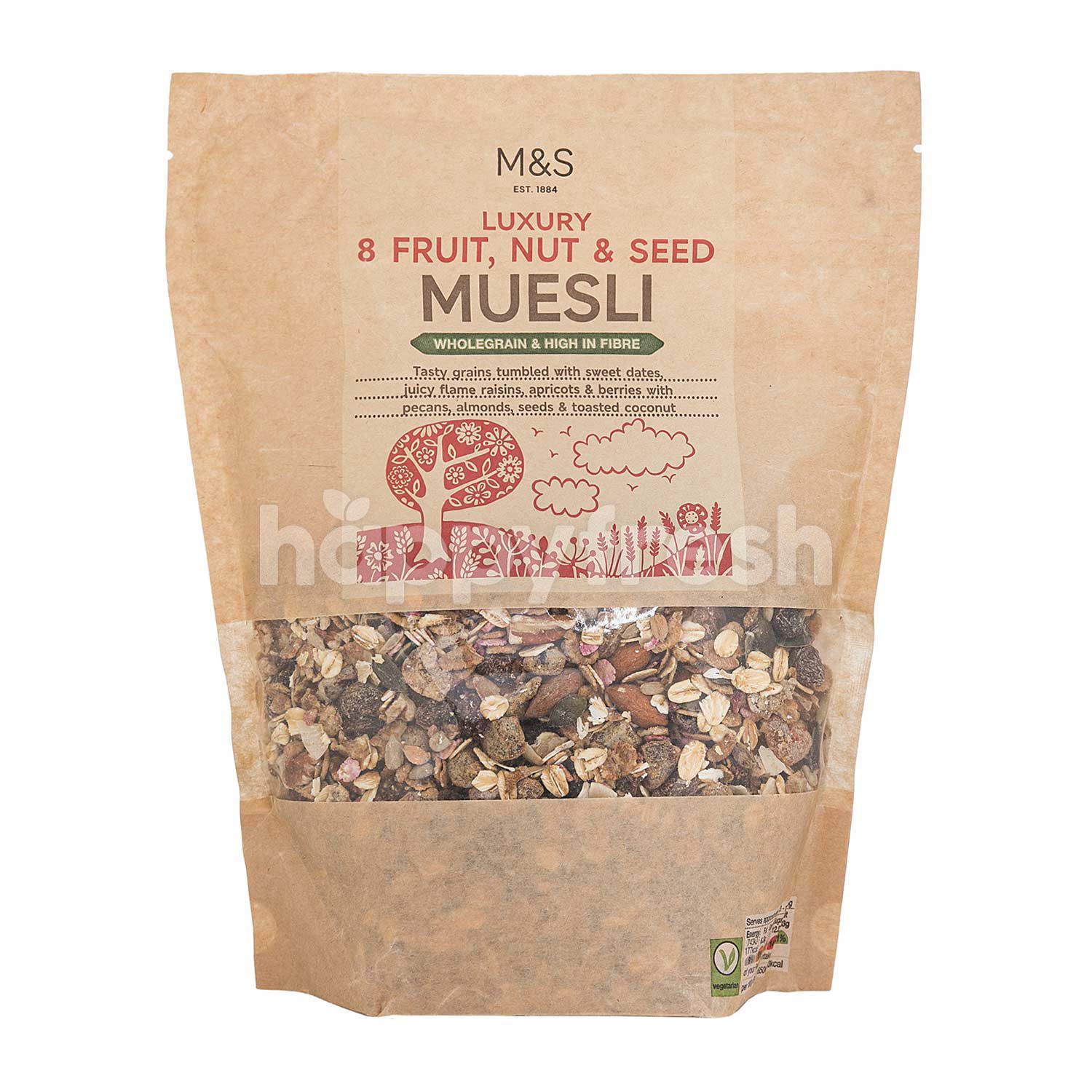 Beli Marks & Spencer Luxury 8 Fruit, Nut & Seed Muesli 600g dari Marks