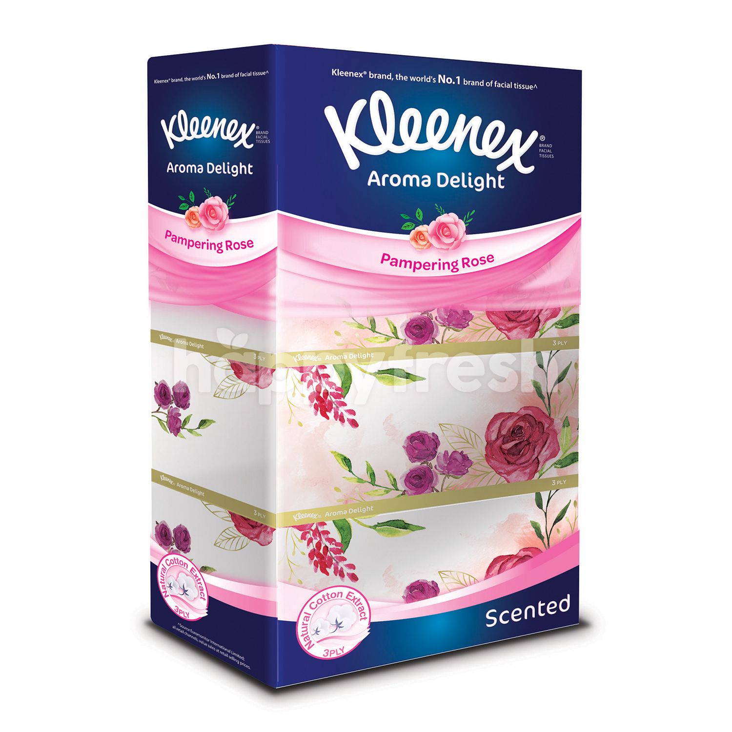Beli Kleenex Scented Rose Essential Oil Facial Tissue dari Lotus's