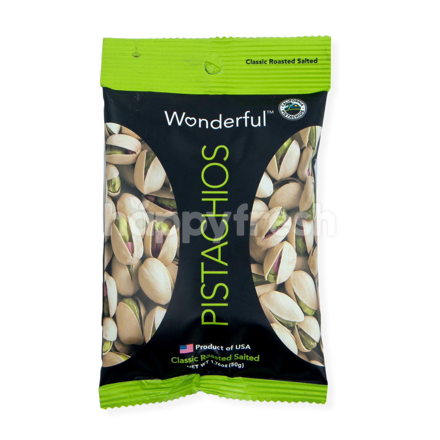 Jual Wonderful Pistachios Classic Roasted Salted di The FoodHall