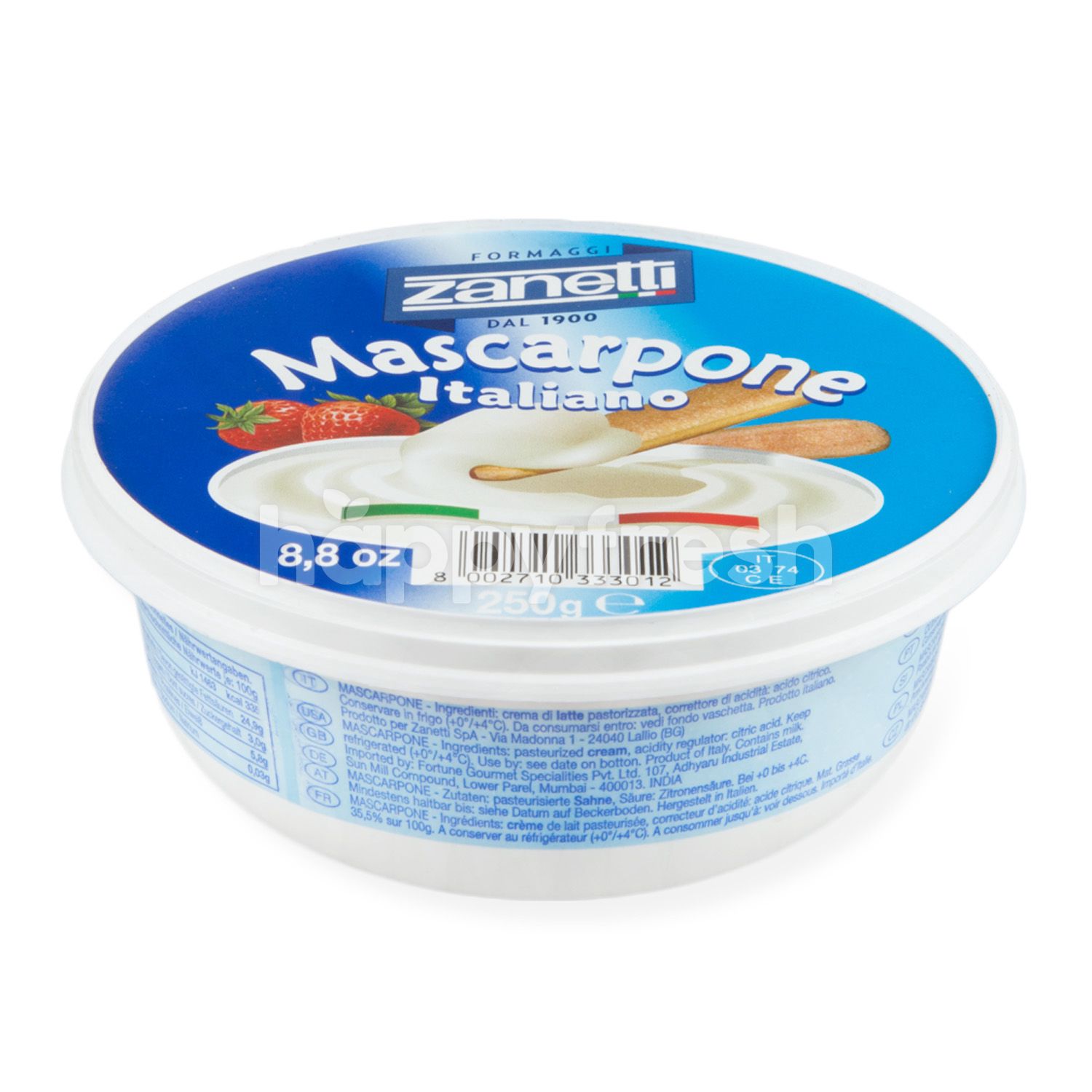 ซ อ Zanetti Mascarpone Italiano Cheese Online จาก Gourmet Market Happyfresh Bangkok Metropolis