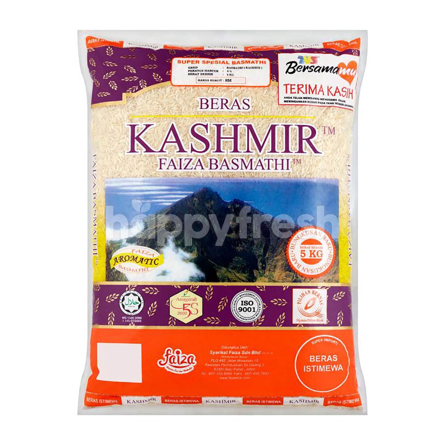 Buy Kashmir Beras Faiza Basmathi At Aeon Happyfresh Kuala Lumpur