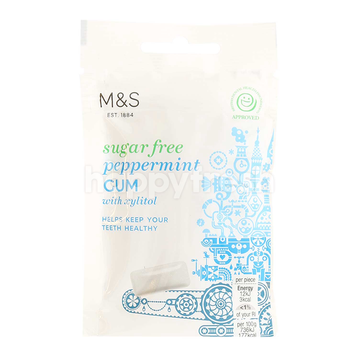 Beli Marks & Spencer Sugar Free Peppermint Gum 27g dari Marks & Spencer