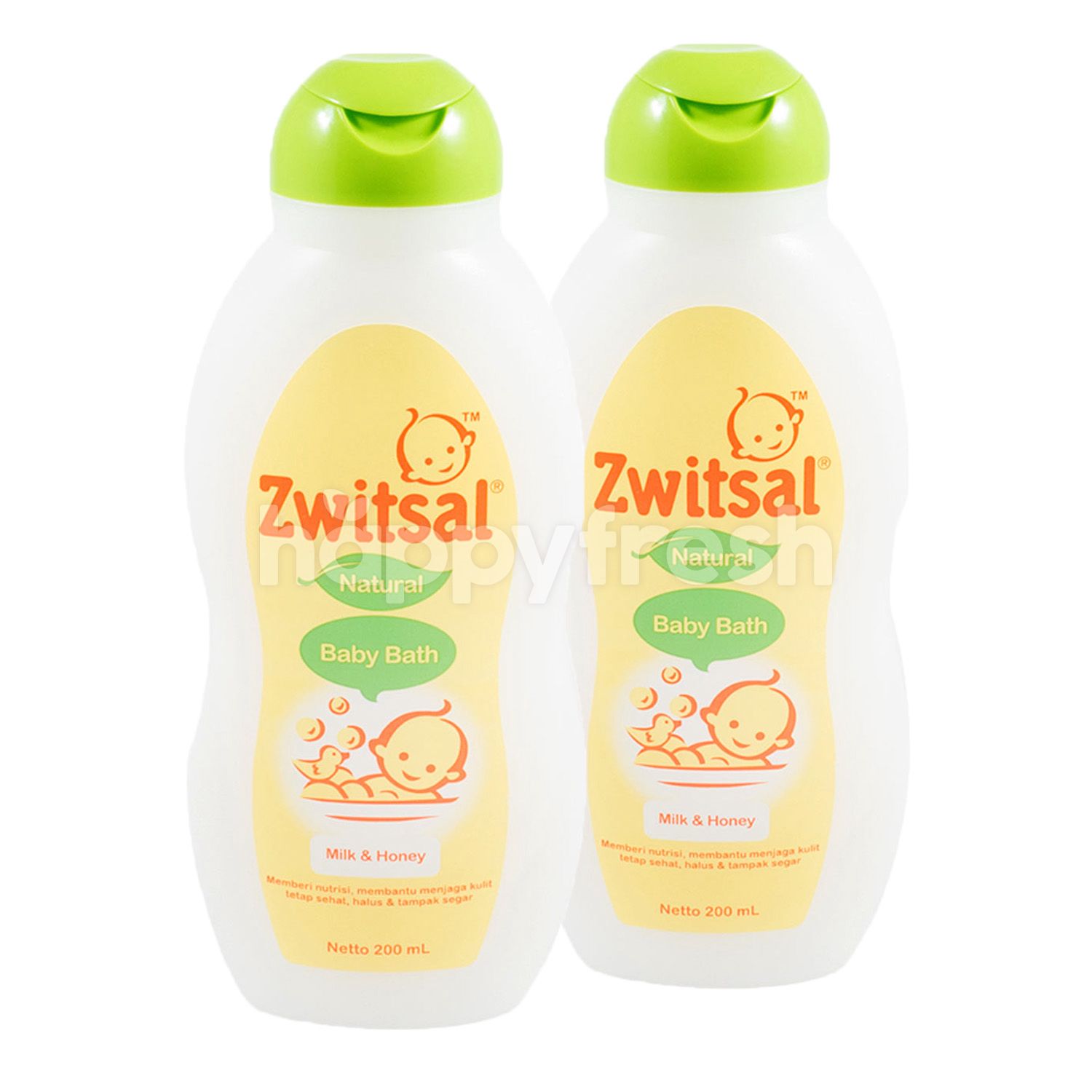 zwitsal baby bath milk & honey