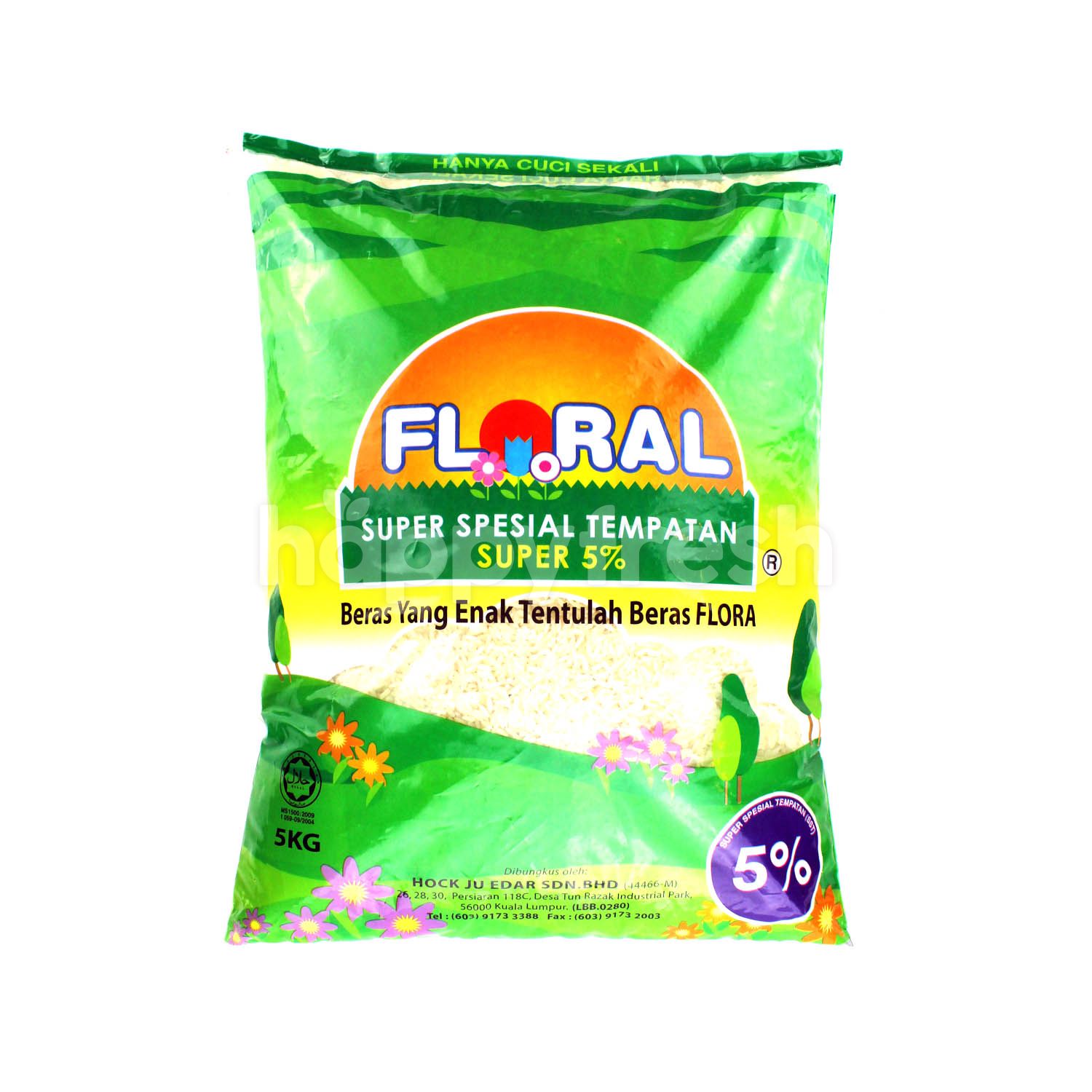 Buy Floral Beras Super Spesial Tempatan Sst Super 5 At Selections Happyfresh