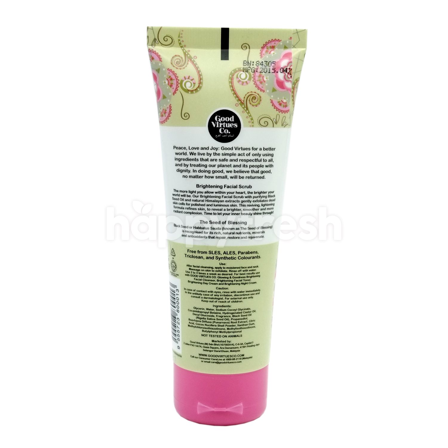 Beli Good Virtues Co Glowing Goodness Face Scrub Dari Lotus S Happyfresh Klang Valley