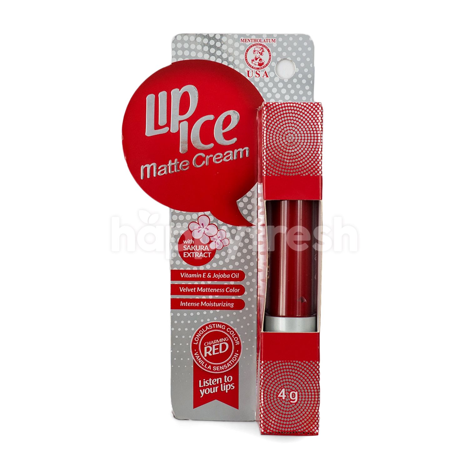 lip ice matte cream charming red