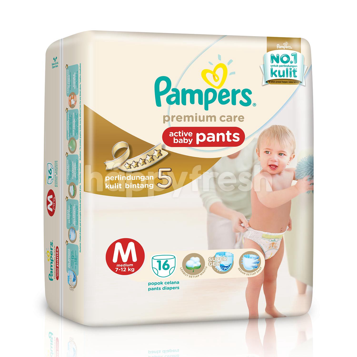 Jual Pampers Premium Care Active Baby Pants Size M Di Grand Lucky Happyfresh Jakarta