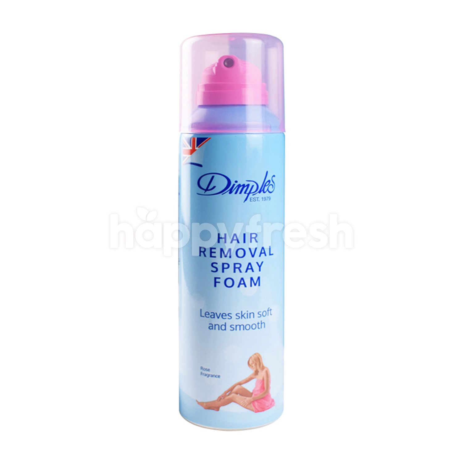 Beli Dimples Hair Removal Spray Foam Rose dari Watsons HappyFresh