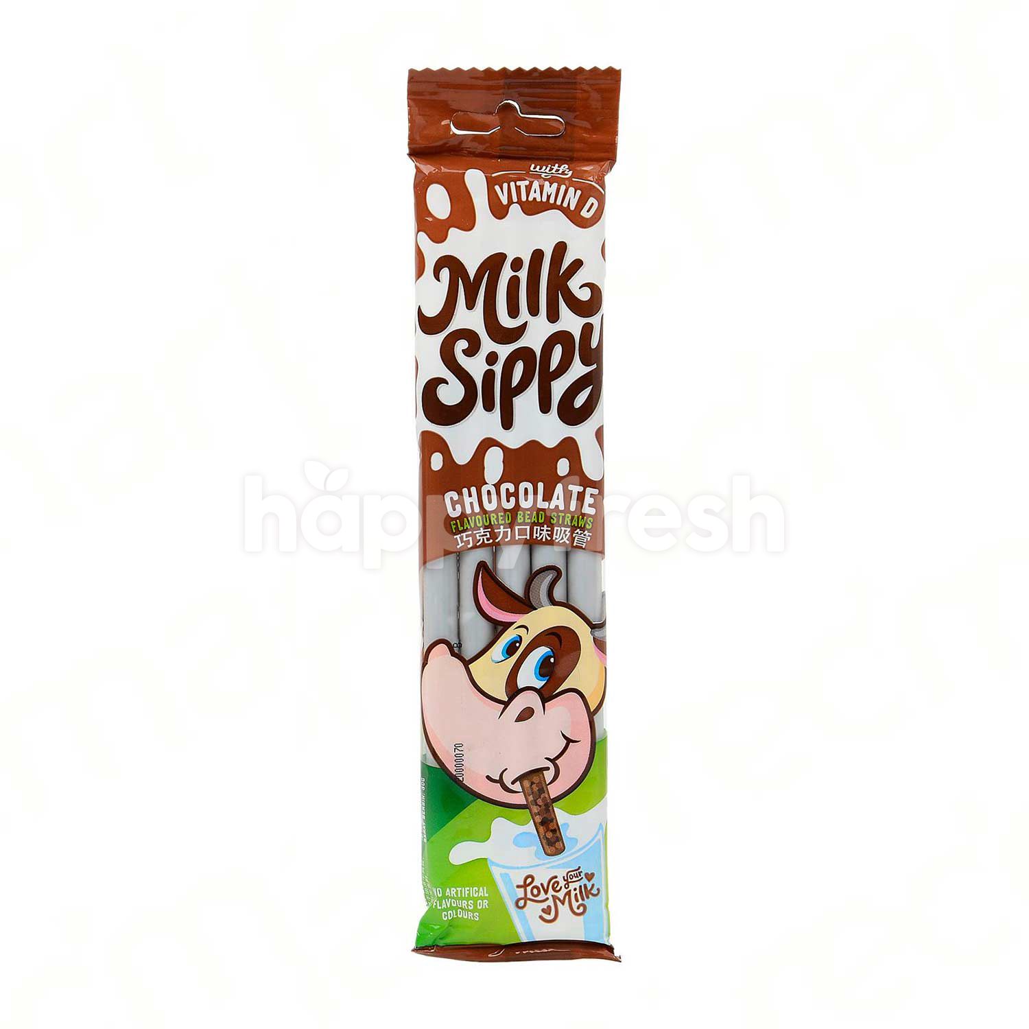 Beli Milk Sippy Chocolate Flavoured Bead Straws dari The Food Merchant