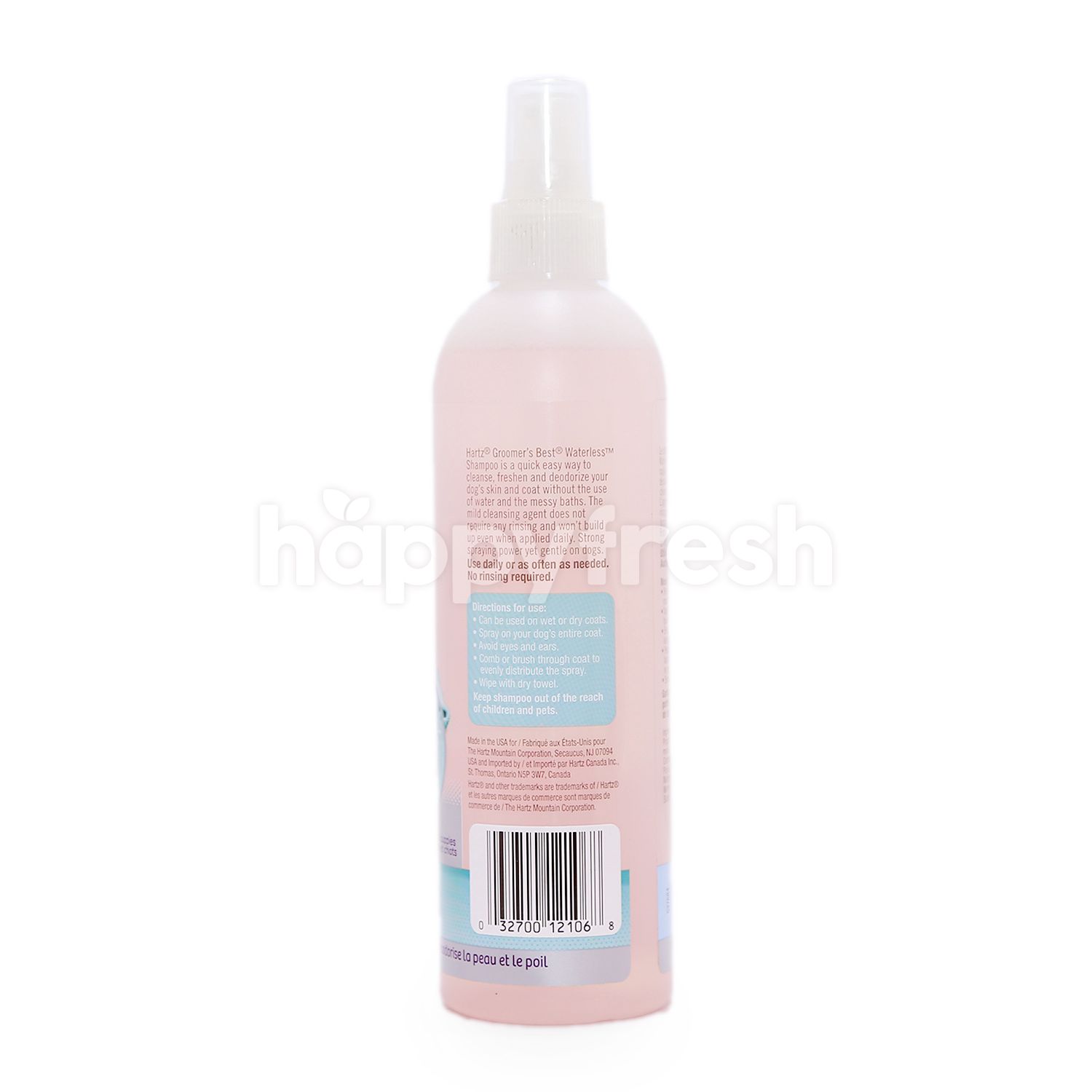 hartz waterless shampoo